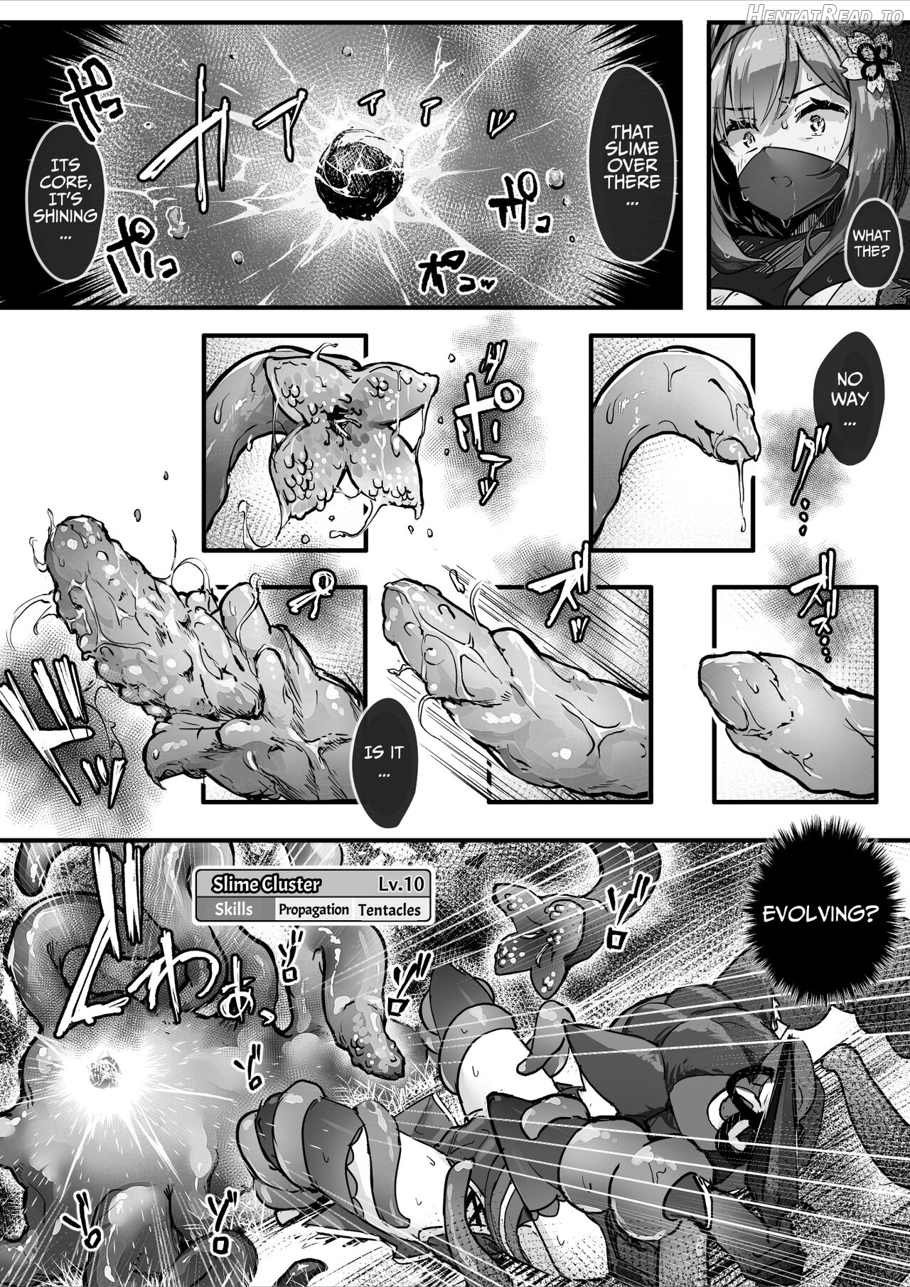 Hyakudaku no Tou -Ichi- Kunoichi vs Slime Hen Chapter 1 - page 20