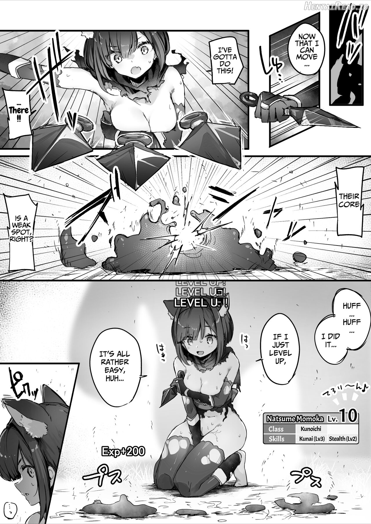 Hyakudaku no Tou -Ichi- Kunoichi vs Slime Hen Chapter 1 - page 31