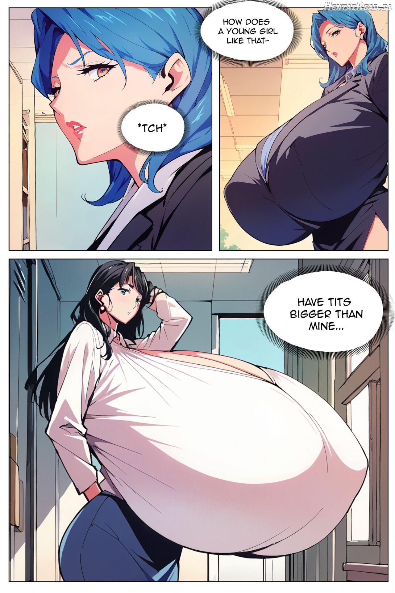 Fucking the ZZ-Cup Secretary with Gigantic Tits Chapter 1 - page 2