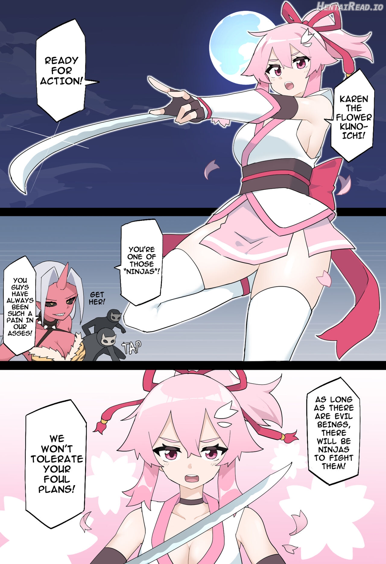 Hana no Kunoichi Karen Daiikkan Chapter 1 - page 8