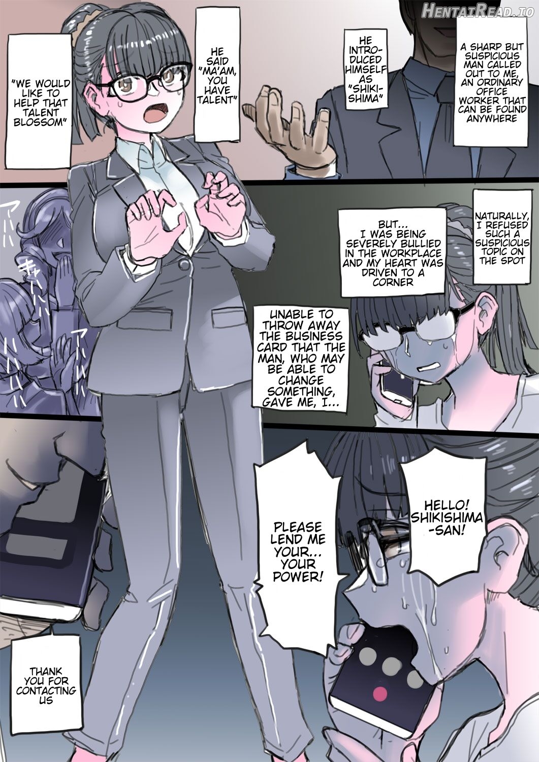 The Office Lady that was Bullied is Remodelled into an Evil Cyborg Soldier and Carries Out Revenge Ch 1-2 Chapter 1-2 - page 1
