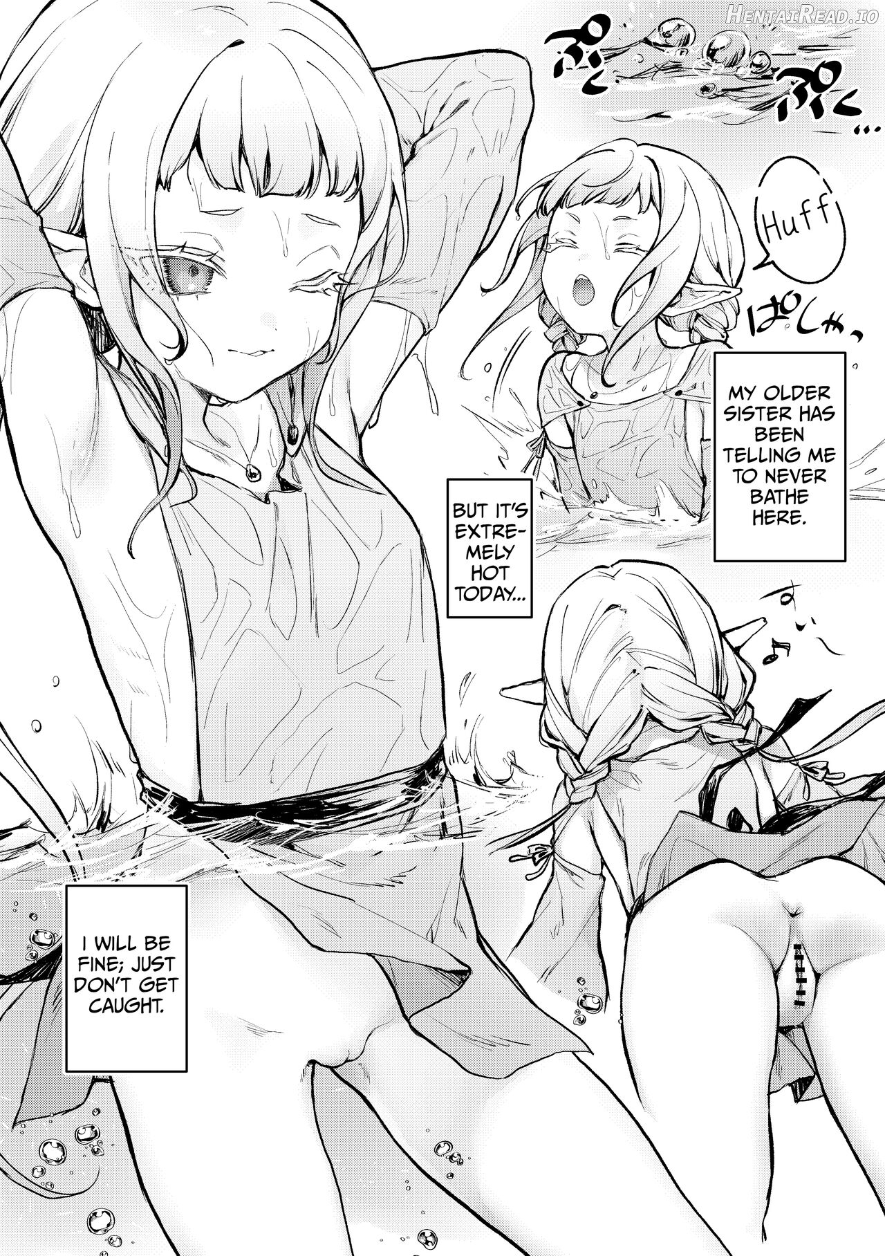 Mesugaki Elf ga Ero Slime ni Moteasobareru hon Chapter 1 - page 2