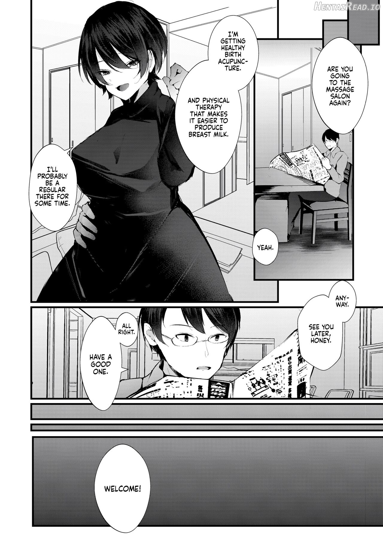 Kakkou no Rakuin ~Ninkatsu Kyonyuu Hitozuma ga Biyaku Jirashi Massage ni Kokomo mo Karada mo Ochiru made~ _ The Mark of the Cuckoo Chapter 1 - page 57
