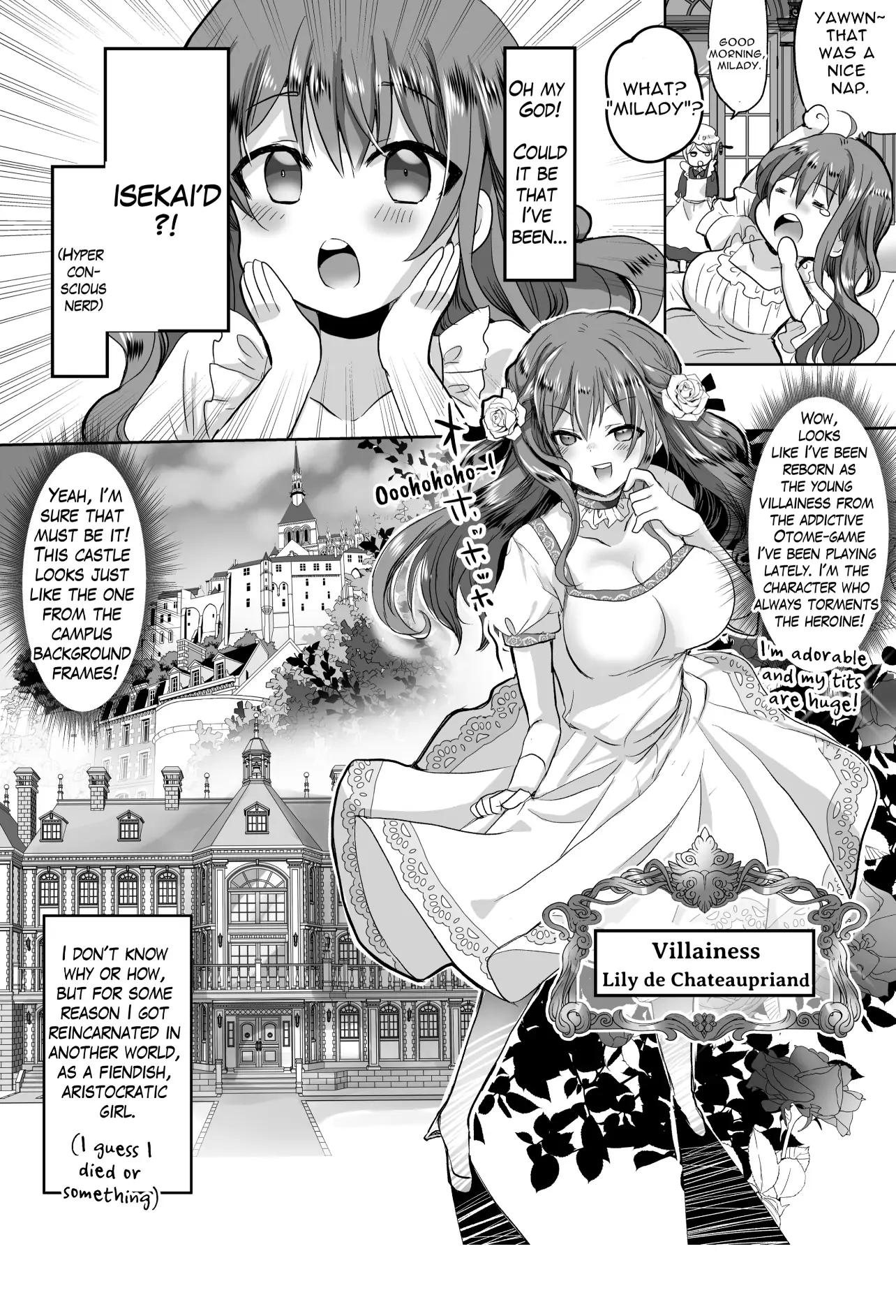 JK's Tragic Isekai Reincarnation as the Villainess ~But My Precious Side Character! Chapter 1.1 - page 3