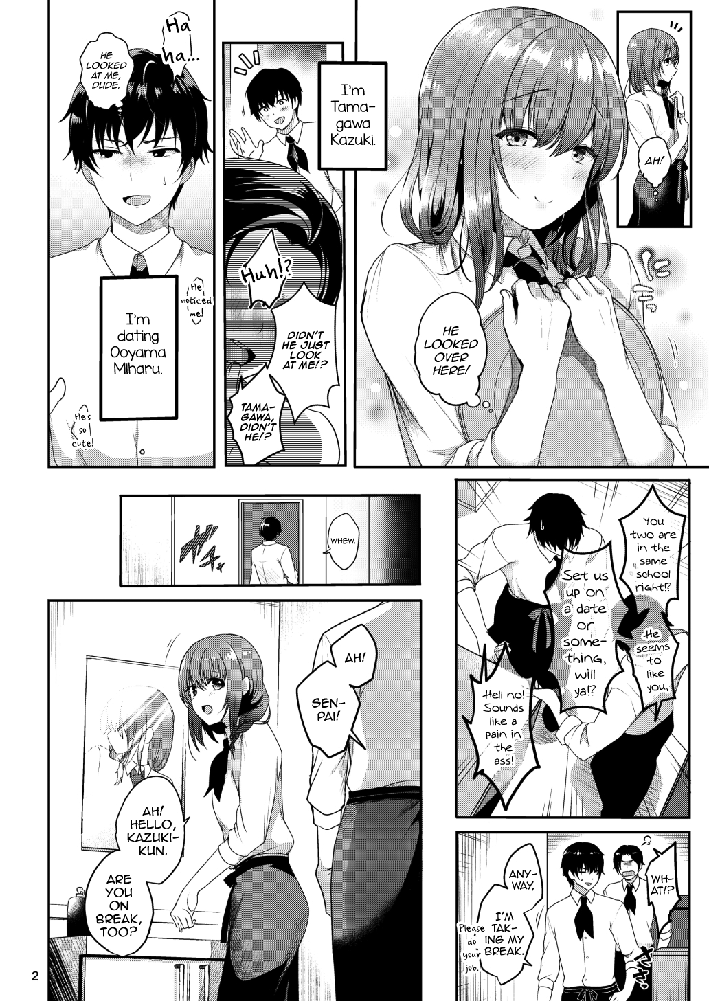 Senpai no Oppai Chapter 1 - page 4