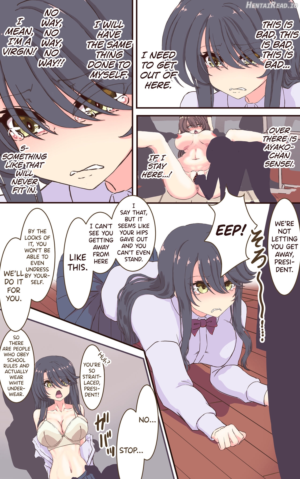 Iku no Gaman Game! Fuuki Iinchou Monzetsu Cli Seme Jigoku Chapter 1 - page 12
