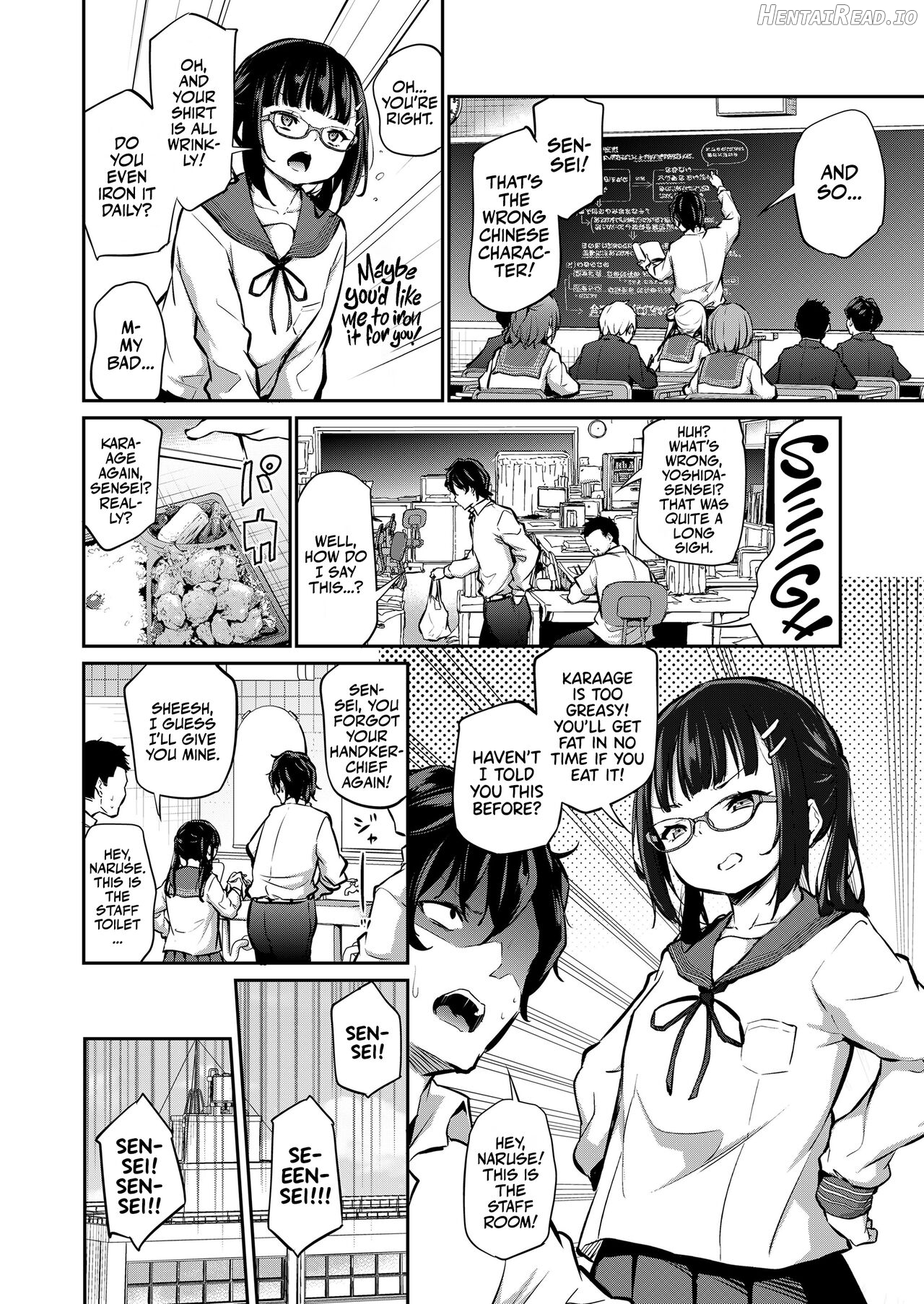 Read Online Iinchou wa Oshiri ga Yowai Chapter 1 - page 2