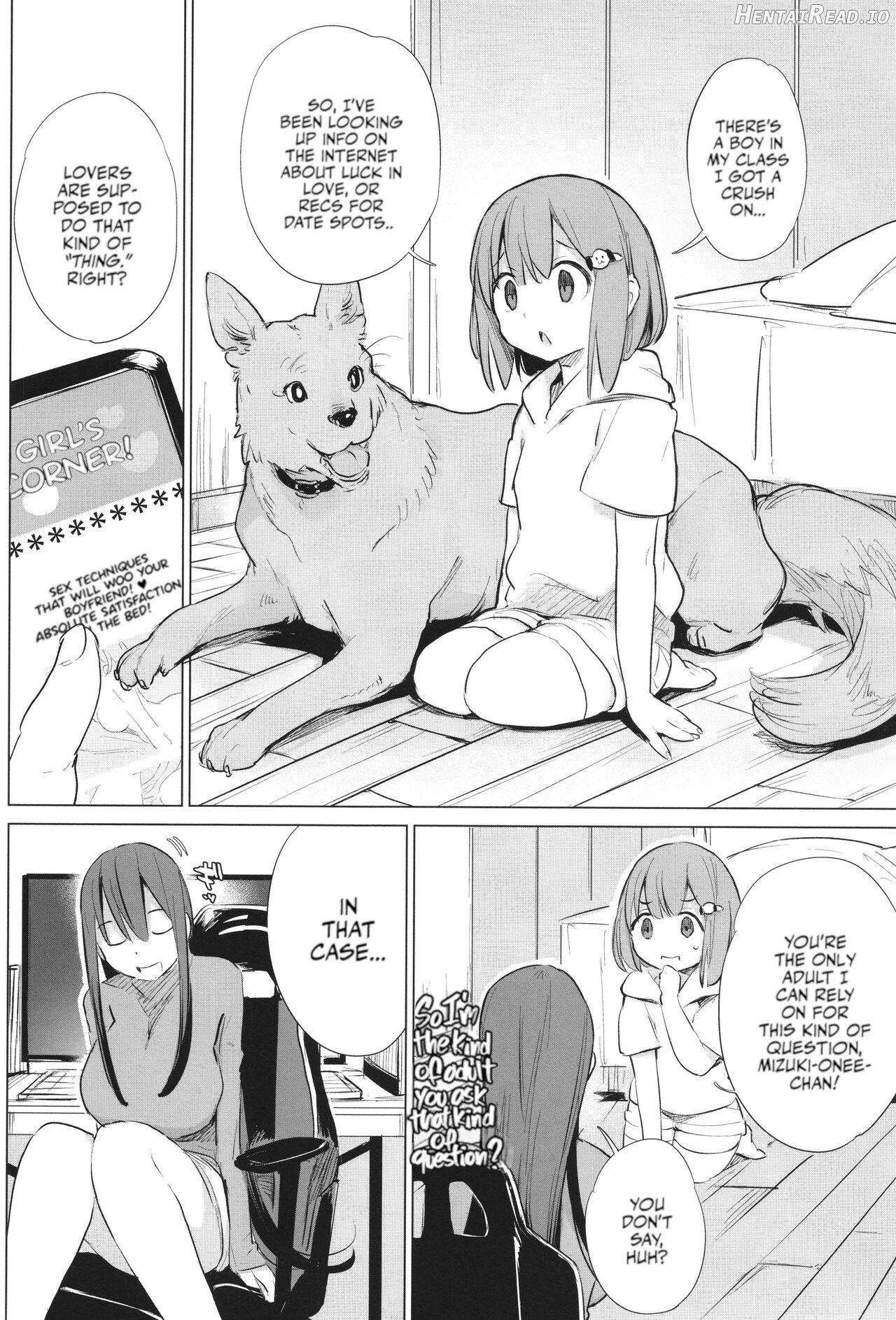 Kinjo no Onee-san ni Sex no Shitsumon o Shitara Inukan o Susumerareta Hanashi Chapter 1 - page 2