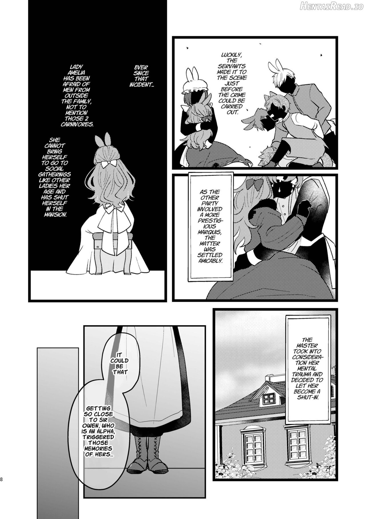 Usagi Reijou to Ookami Reisoku Chapter 1 - page 8