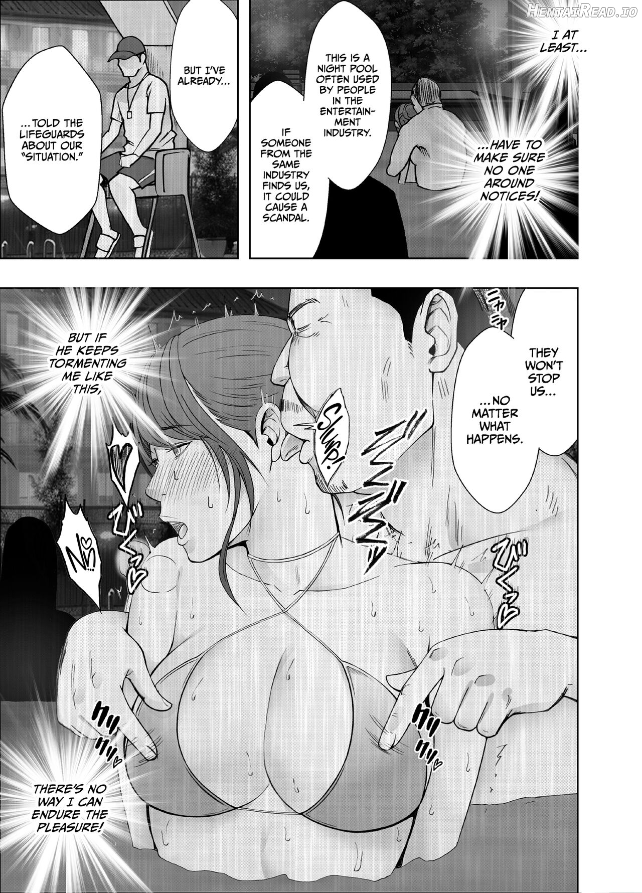 Ki ga Tsuyoi Joushi Announcer ga Kutsujoku ni Taerarenaku Naru Made Night Pool Hen Chapter 1 - page 10