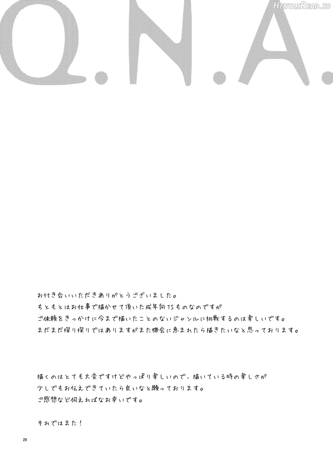 Q.N.A. Kyuu ni Nyotaika shita node Otoko Tomodachi to Self AV Totte mita. Chapter 1 - page 28