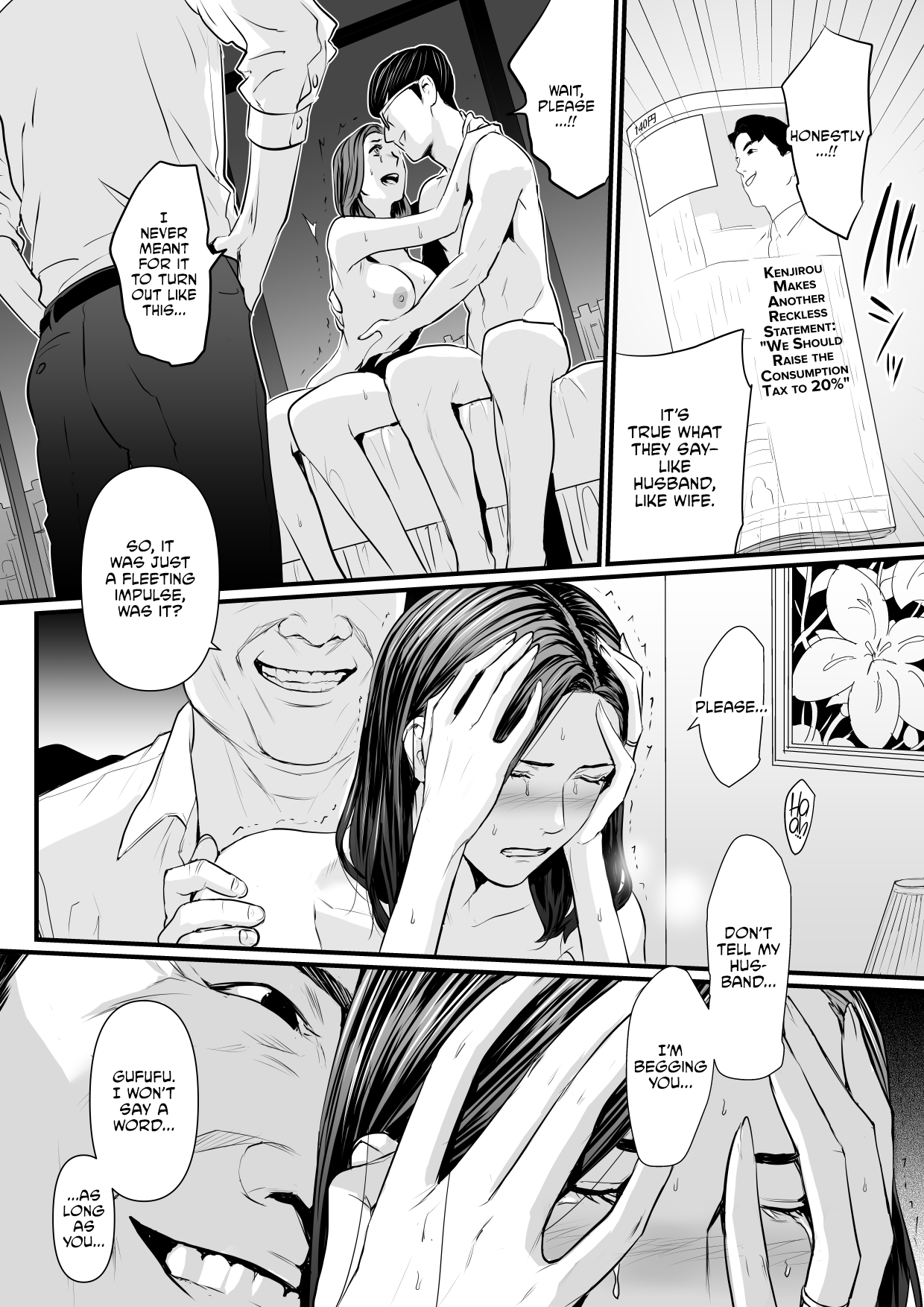 Sesshuken Ch.1 Kokkai Giin no Tsuma o Wakuchin Sesshu to Itsuwatte Biyakuzuke ni suru Hanashi Chapter 2 - page 64