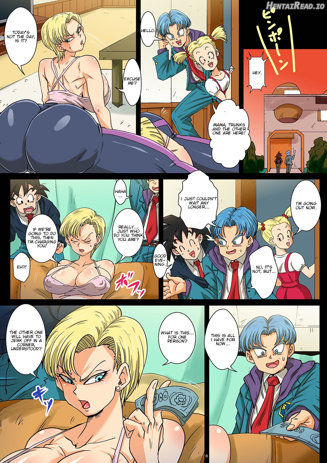 Hōkago wa 18-gō-san chi de SEX zanmai } Having SEX at No.18-san's House After School Chapter 1 - page 8