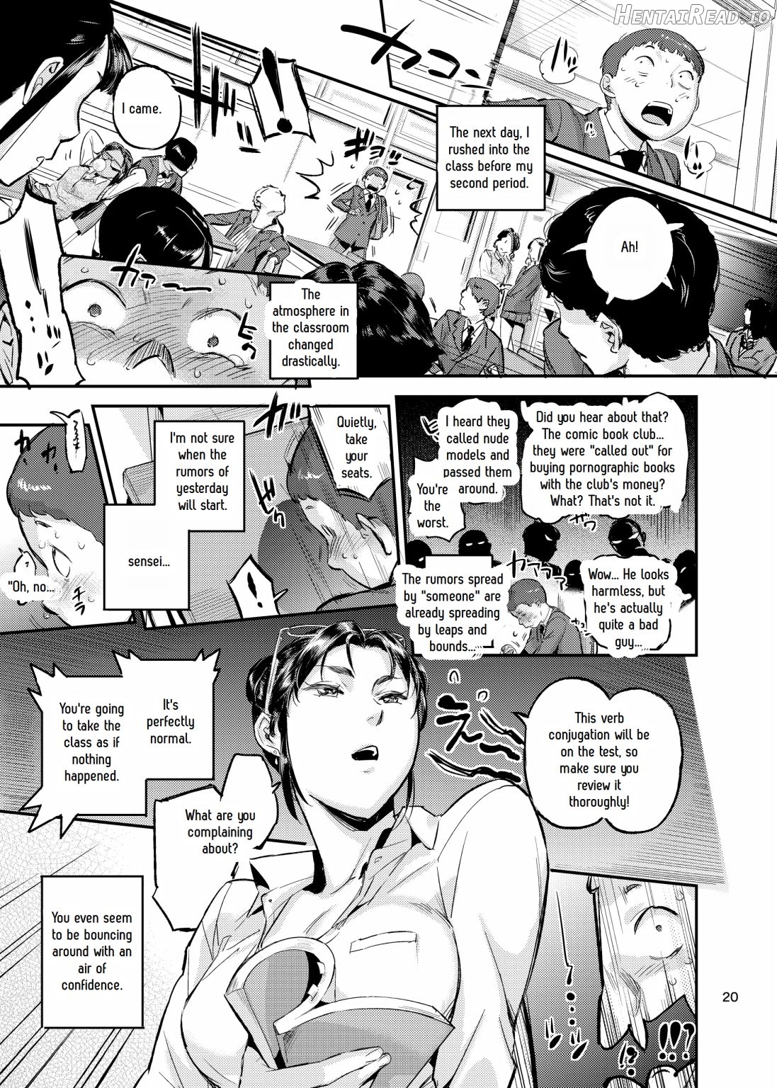 Lifestyle Guidance Matsunoha is eating the students she glares at! O.p Com Chapter 1 - page 21
