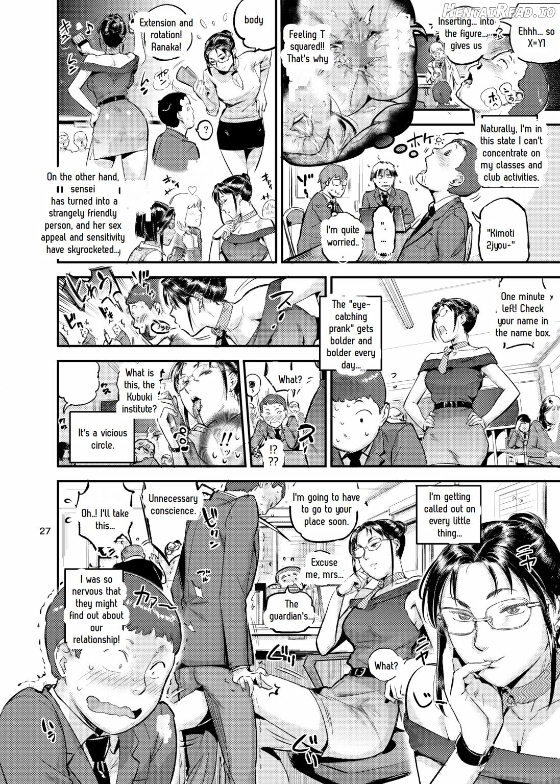 Lifestyle Guidance Matsunoha is eating the students she glares at! O.p Com Chapter 1 - page 28