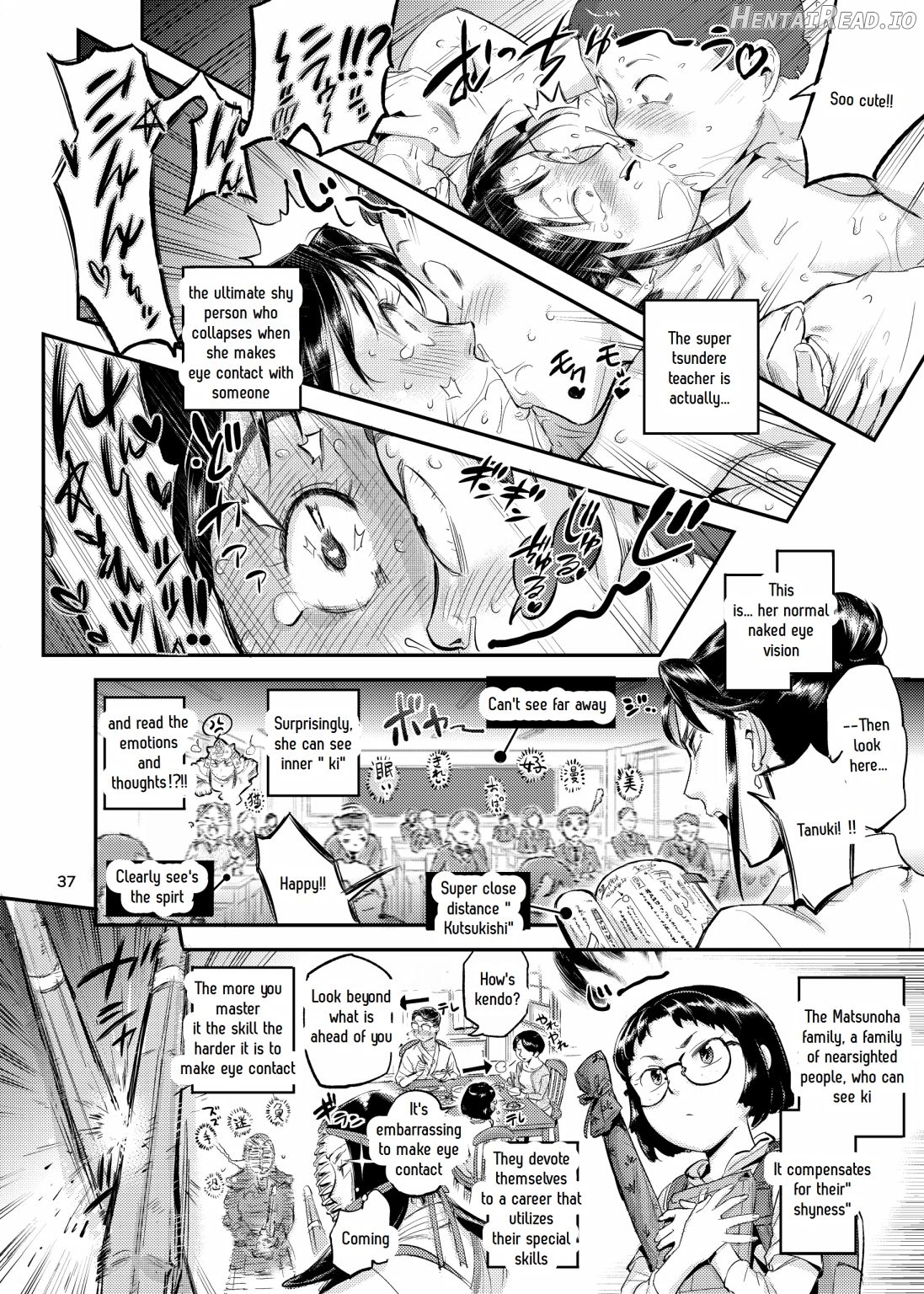 Lifestyle Guidance Matsunoha is eating the students she glares at! O.p Com Chapter 1 - page 38