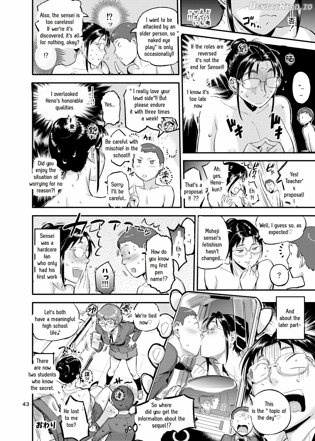 Lifestyle Guidance Matsunoha is eating the students she glares at! O.p Com Chapter 1 - page 44
