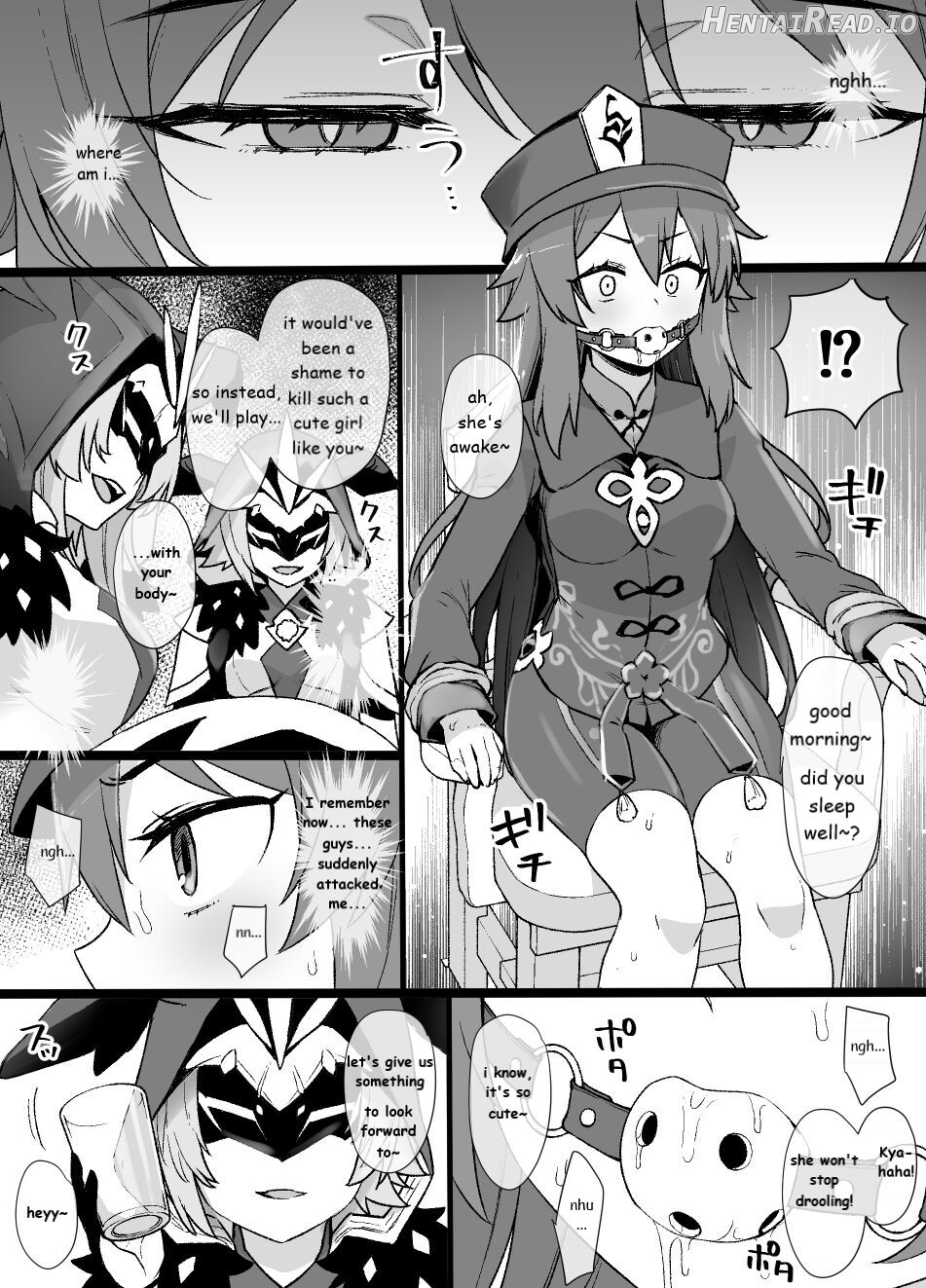 Genshin Impact Hu Tao Chikubi Zeme Manga Chapter 1 - page 1