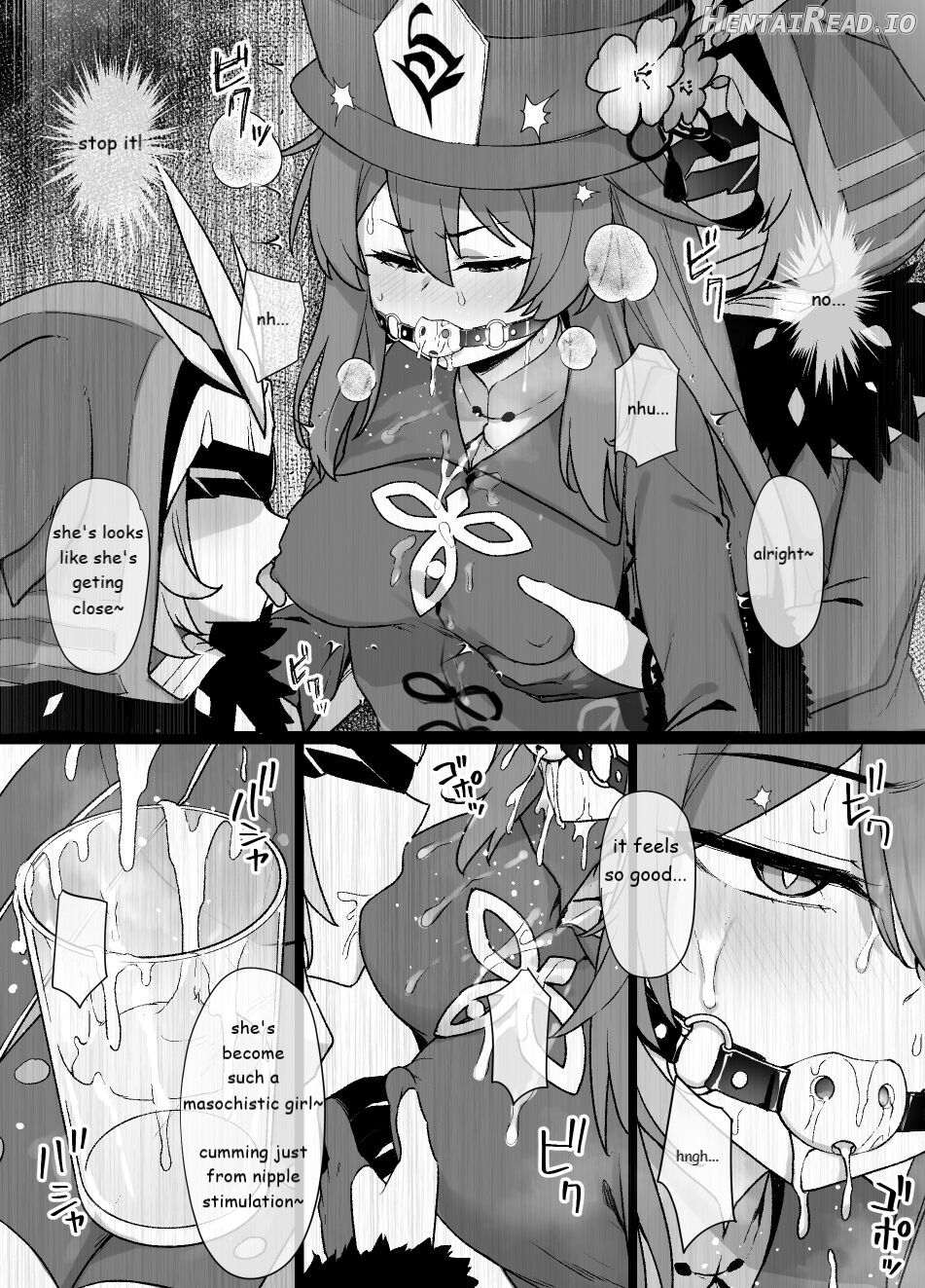 Genshin Impact Hu Tao Chikubi Zeme Manga Chapter 1 - page 4