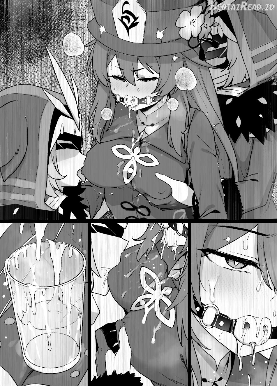 Genshin Impact Hu Tao Chikubi Zeme Manga Chapter 1 - page 9