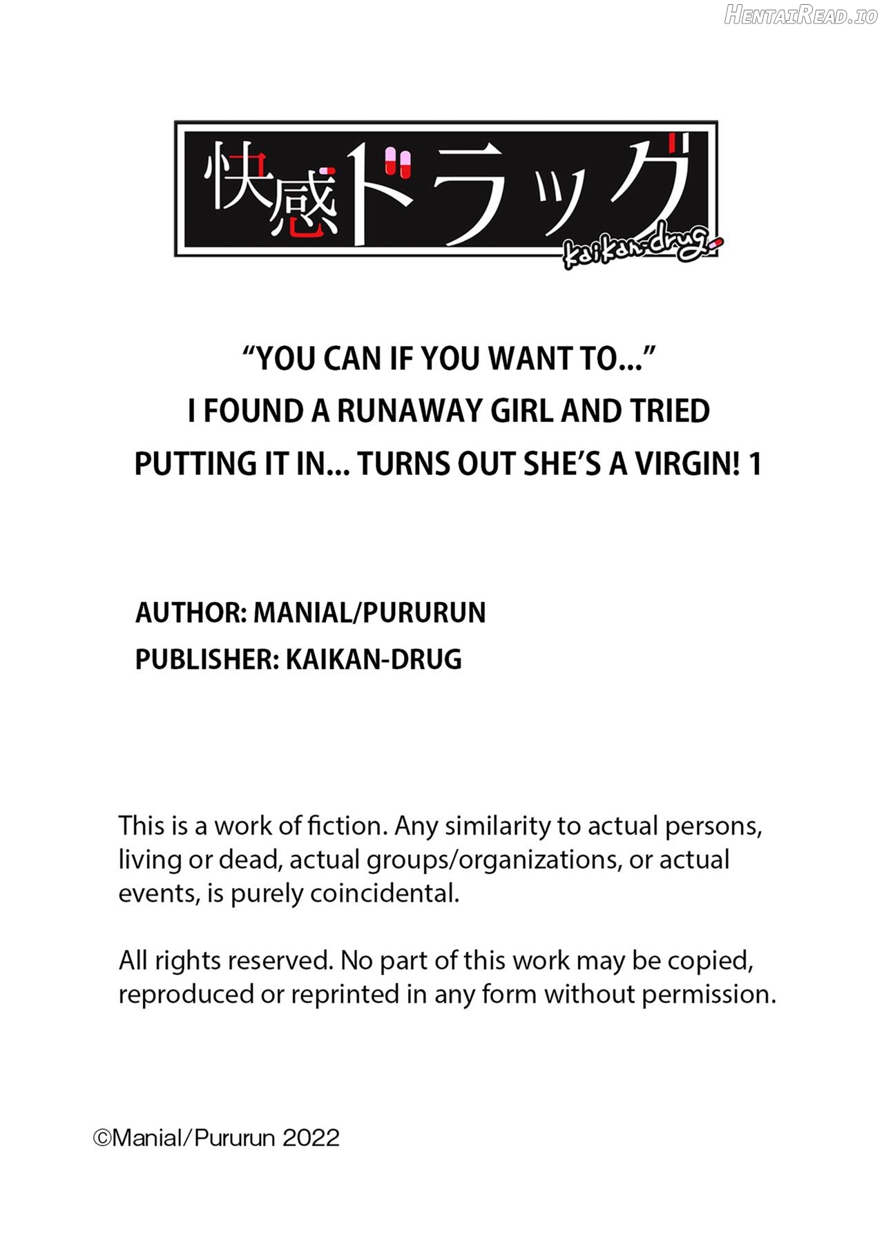 You Can If You Want To... I Found a Runaway Girl and Tried Putting It In... Turns Out She’s a Virgin! Chapter 1 - page 123