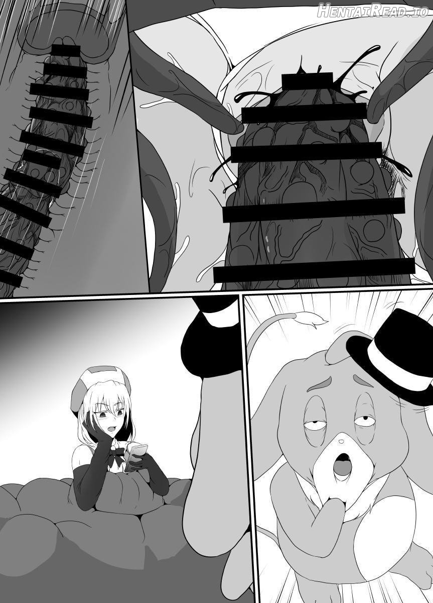 Mesugaki Mahou Shoujo wa Daikkirai na Zako Youma ni Karada o Torikomareta node Kankaku Shadan no Mahou o Tsukatte Asa made Taeru Chapter 1 - page 70