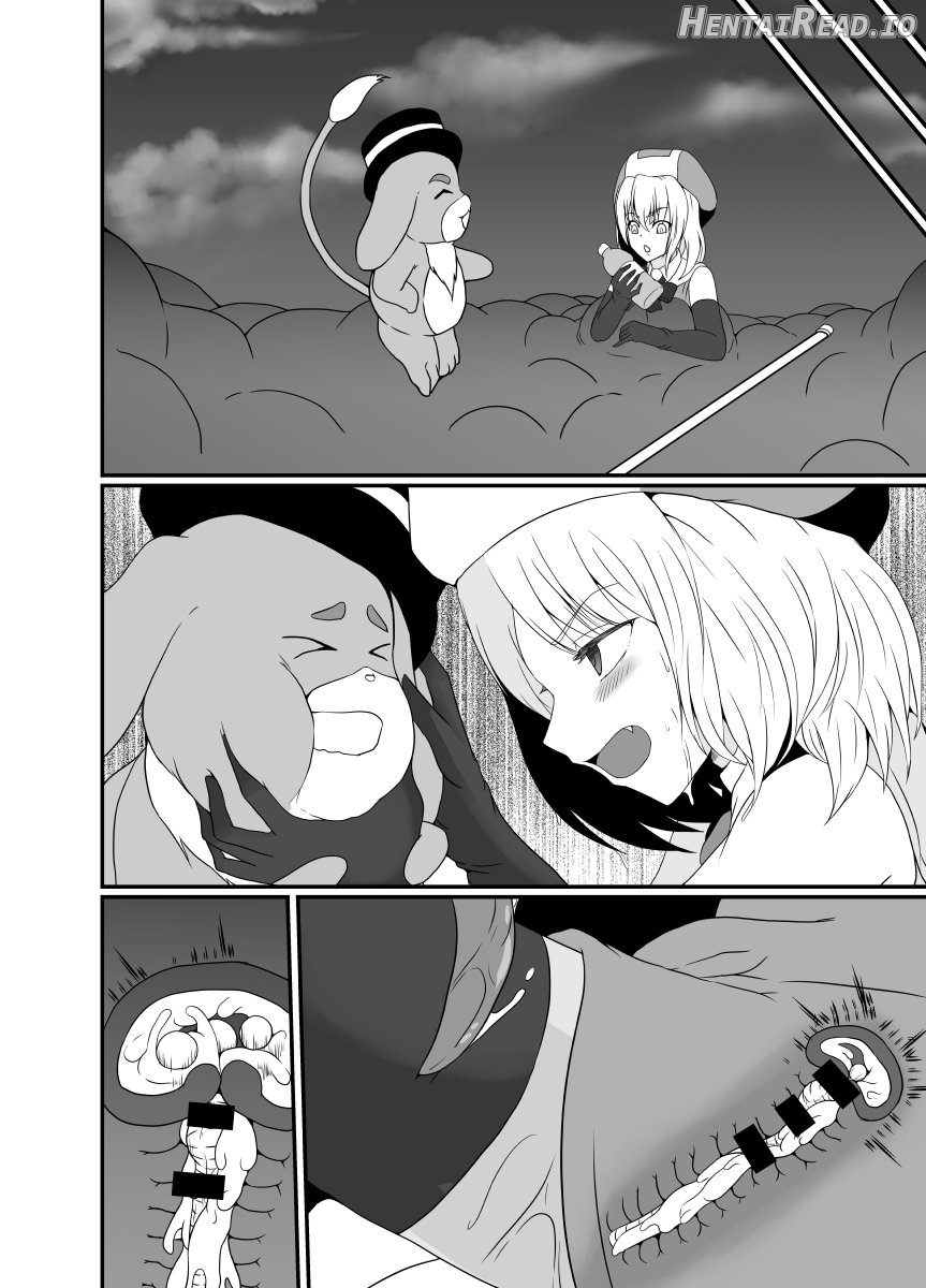 Mesugaki Mahou Shoujo wa Daikkirai na Zako Youma ni Karada o Torikomareta node Kankaku Shadan no Mahou o Tsukatte Asa made Taeru Chapter 1 - page 75