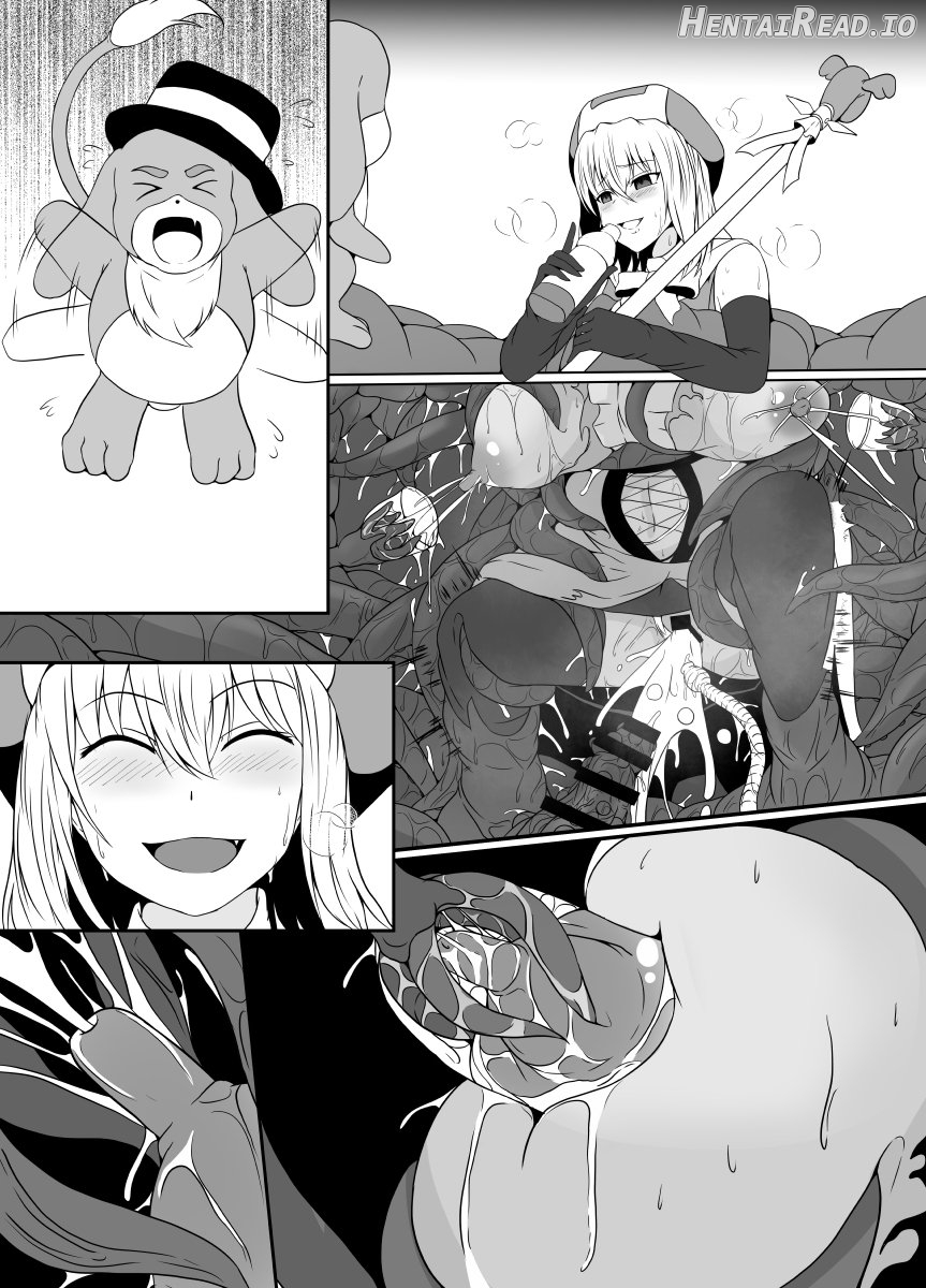 Mesugaki Mahou Shoujo wa Daikkirai na Zako Youma ni Karada o Torikomareta node Kankaku Shadan no Mahou o Tsukatte Asa made Taeru Chapter 1 - page 78