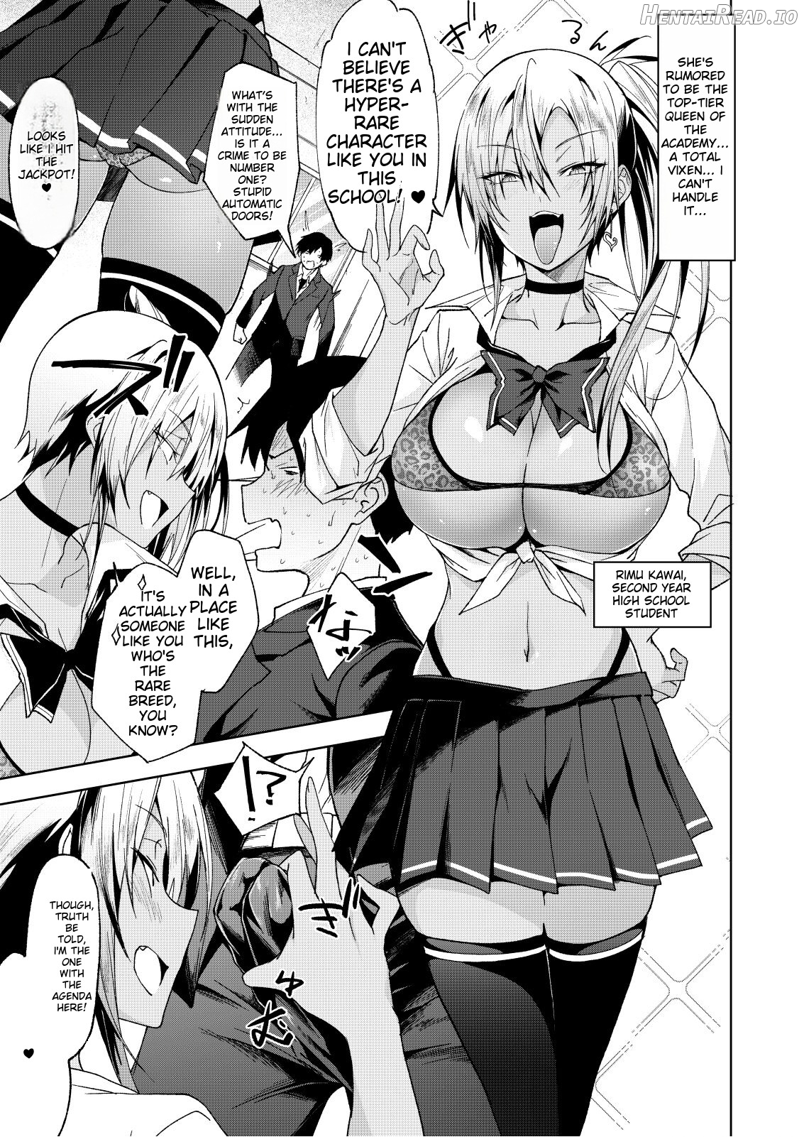 DT ga Dosukebe Gal ni Fella Nuki Sakusei Namahame Sex de Moteasobareru. Chapter 1 - page 4