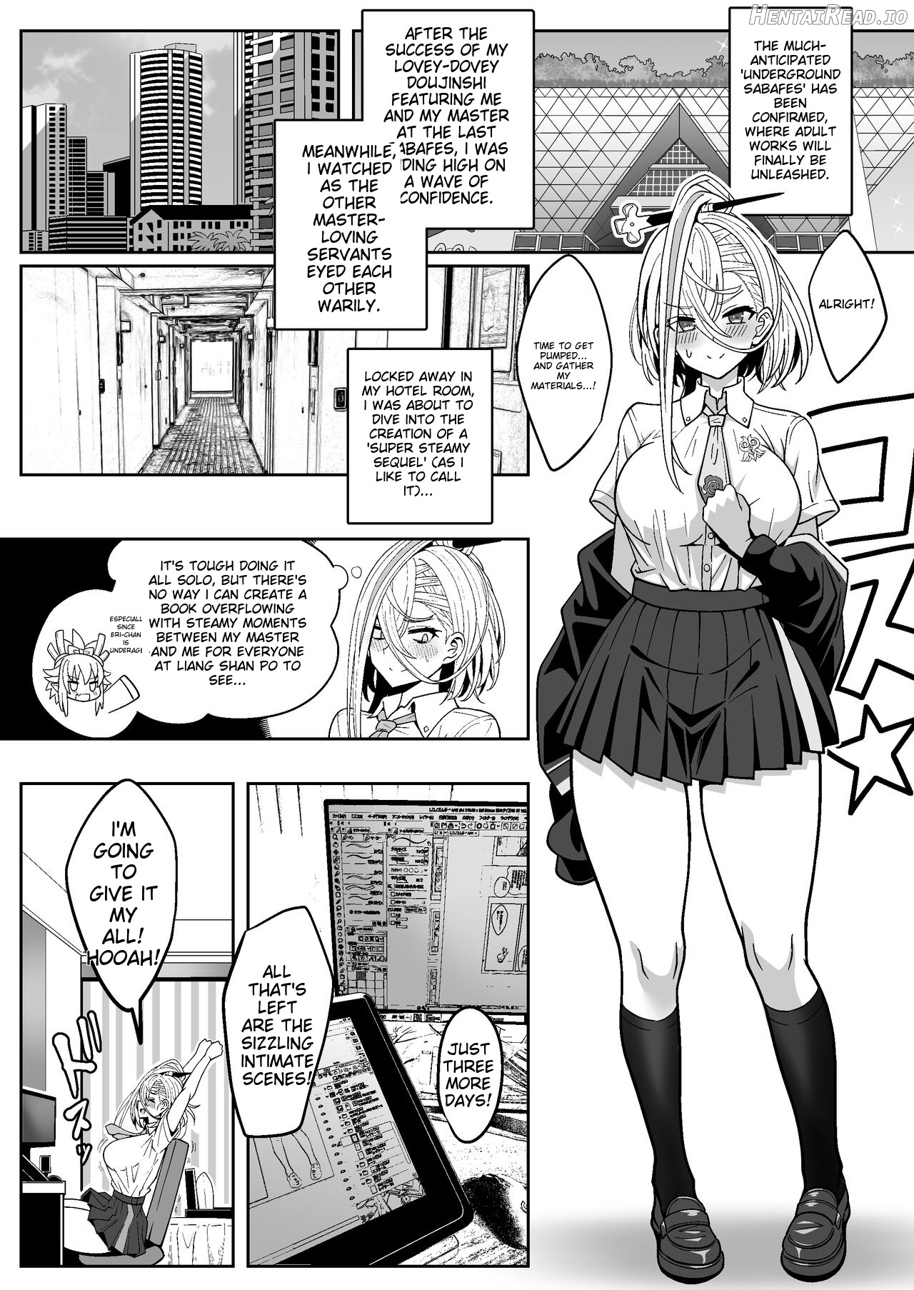 Koenshaku-chan to H na Doujinshi o Tsukuru Hanashi Chapter 1 - page 2