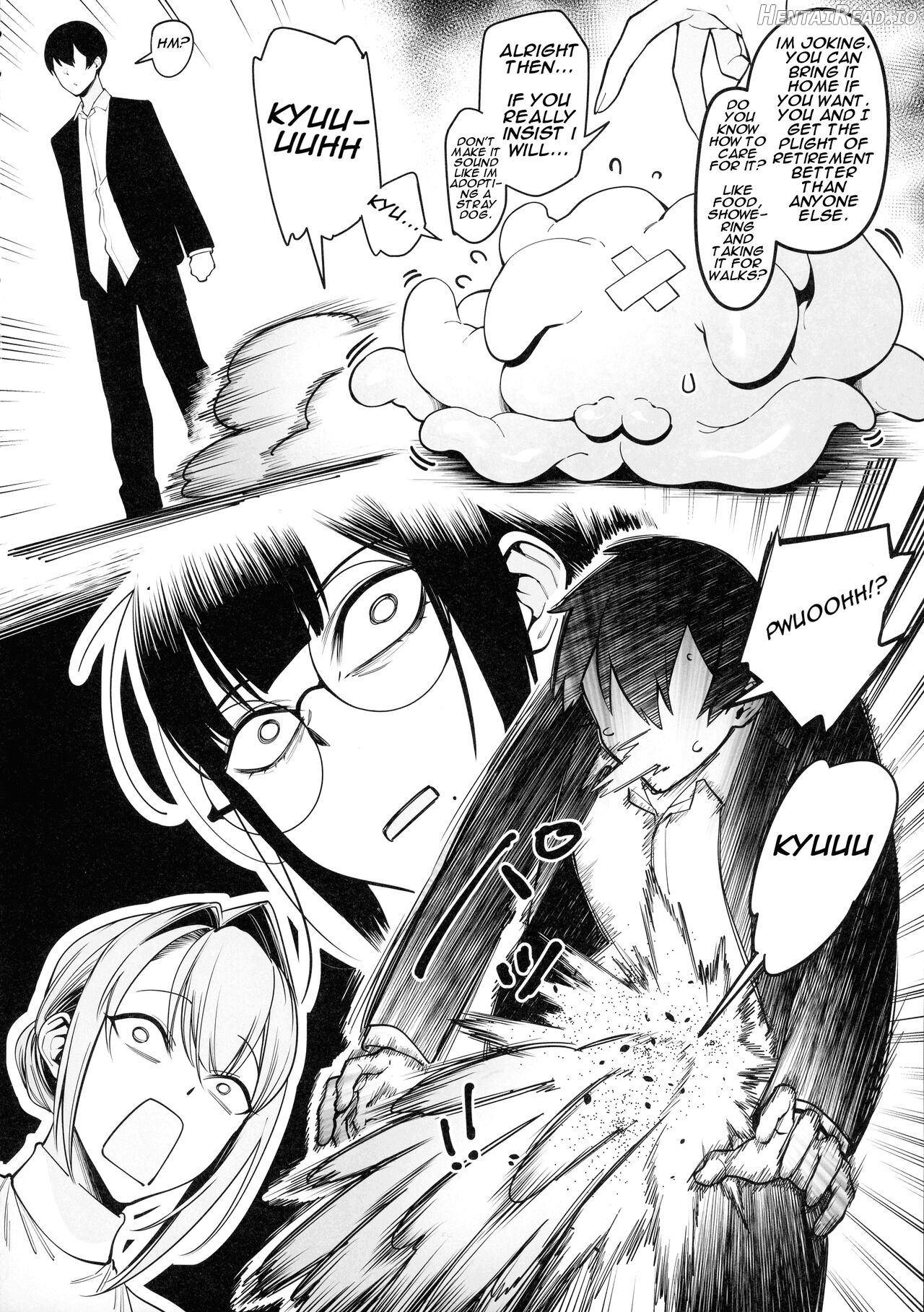 Otonari-san wa Yami Soshiki ni Nikutai Kaizou sareta Moto Seigi Sentai Member deshita 3 Chapter 1 - page 30