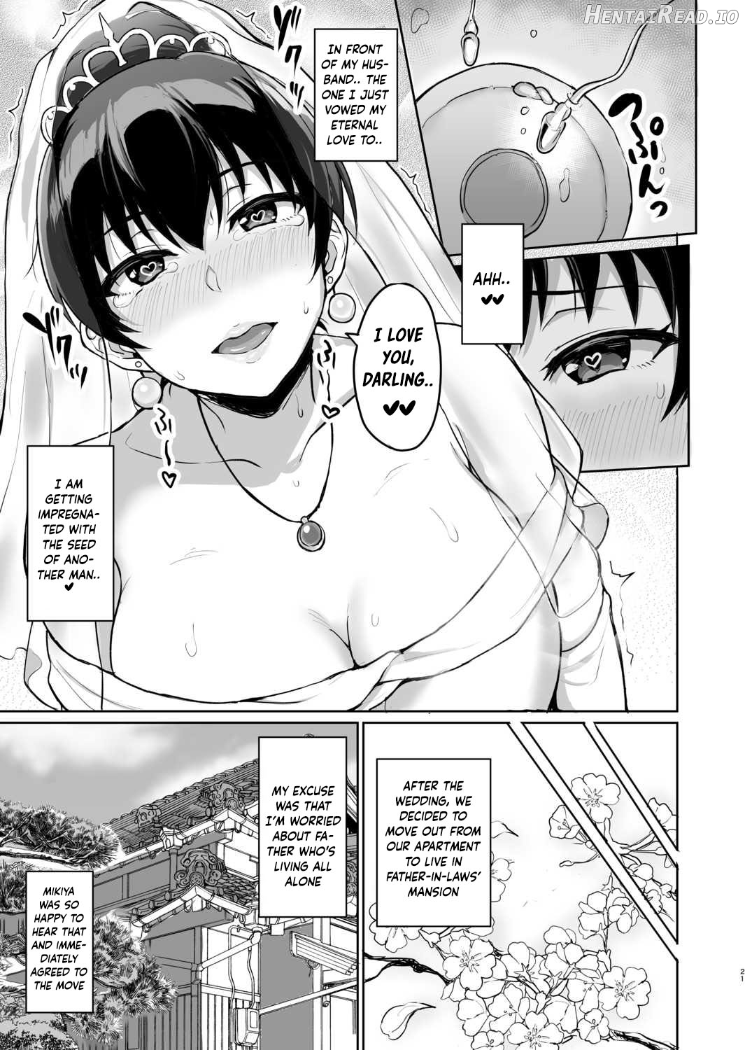 Moto Papakatsu Aite to no Himitsu no SEX ~Gifu Kara no Teishuku Shiken~ Chapter 1 - page 22