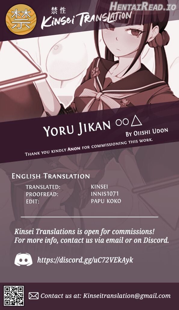 Yoru Jikan ￮￮△ [Kinsei Translations Chapter 1 - page 19