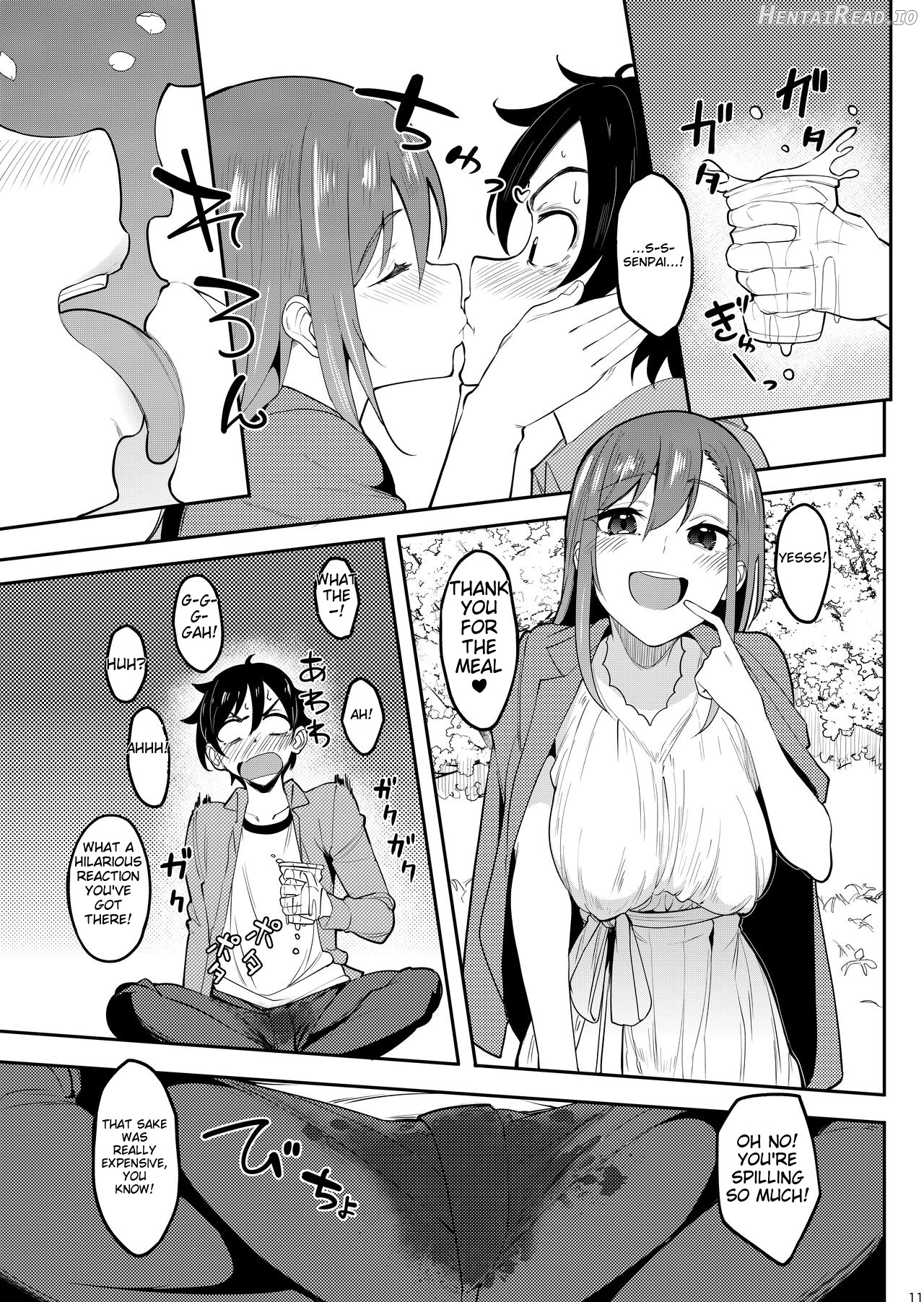 Yoidore Hanamizake - Daigaku no Senpai to Ohanami Deisui Sex Chapter 1 - page 10