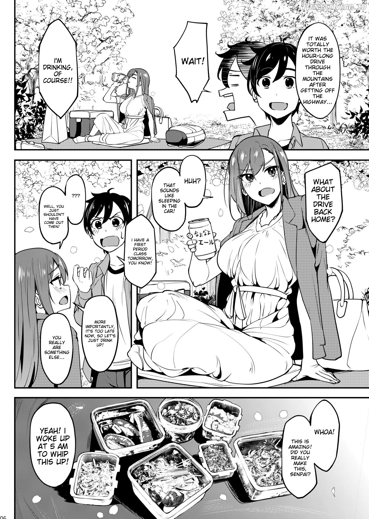 Yoidore Hanamizake - Daigaku no Senpai to Ohanami Deisui Sex Chapter 1 - page 5