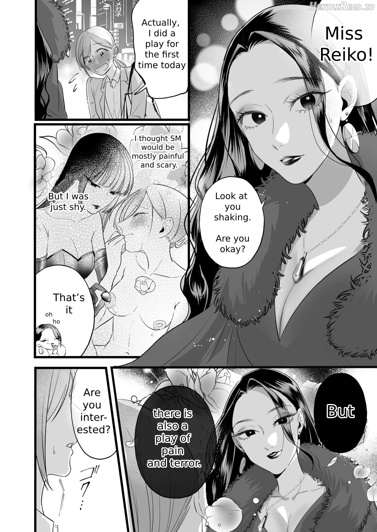 A story about a tired woman being beaten by an erotic woman. Chapter 1 - page 35