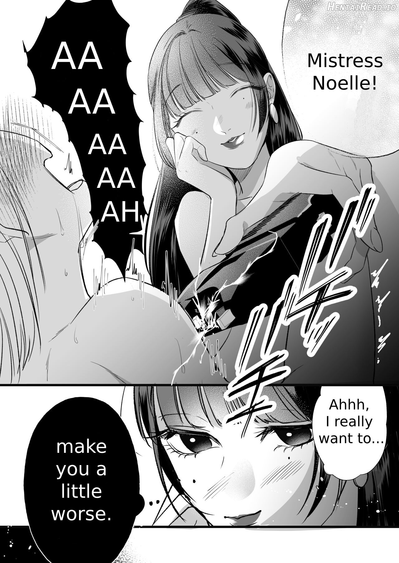 A story about a tired woman being beaten by an erotic woman. Chapter 1 - page 37
