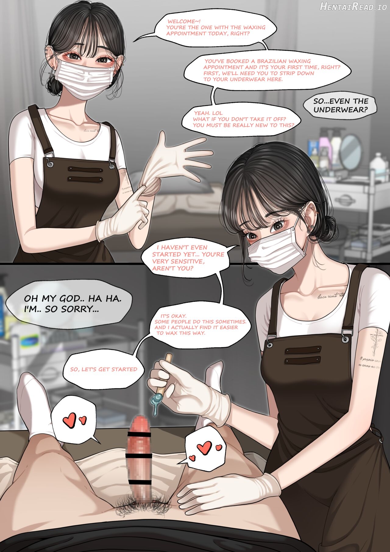 K GIRL Series - At The Waxing Shop Chapter 1 - page 1