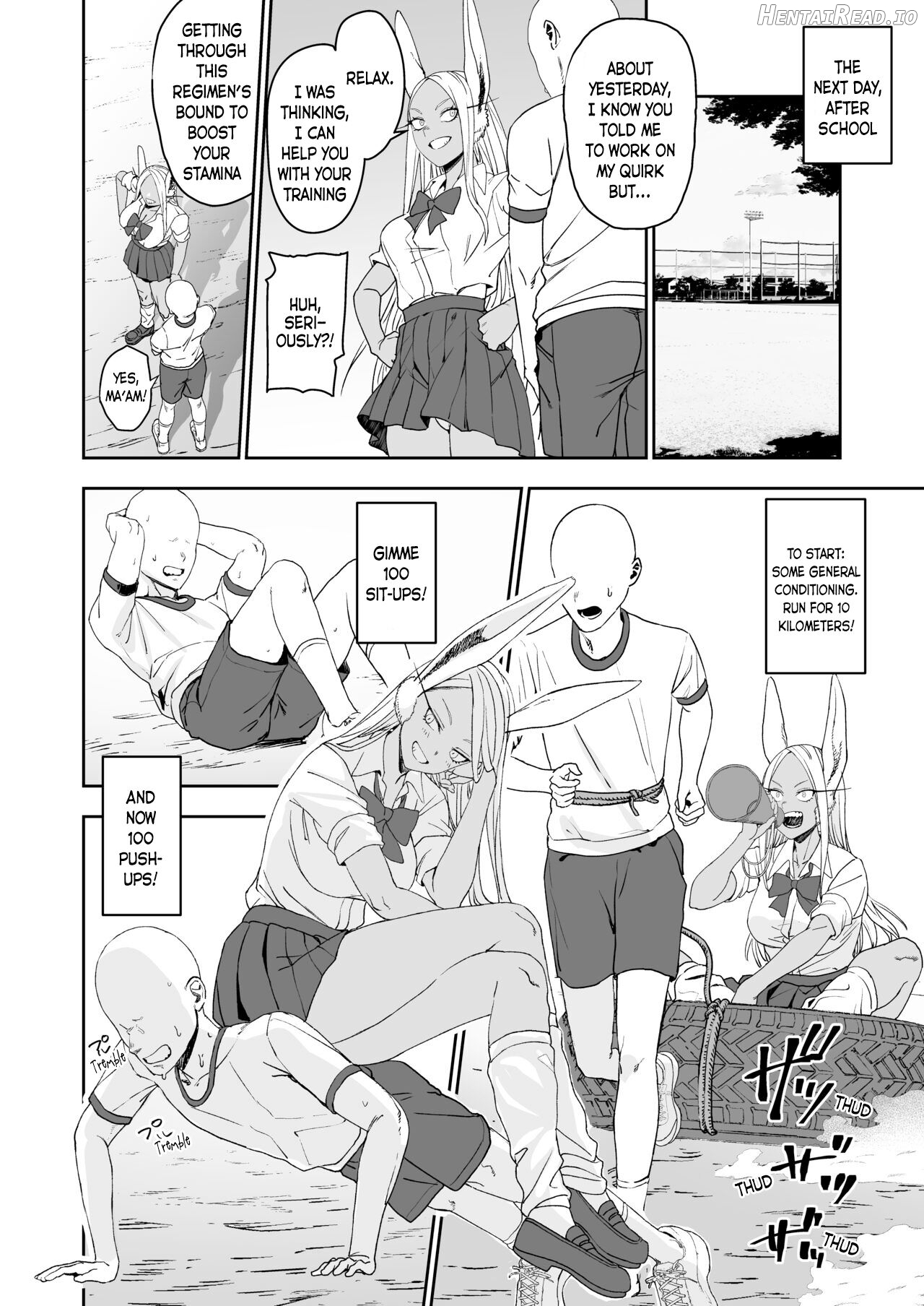 JK Mirko no Maruhi Training Chapter 1 - page 12