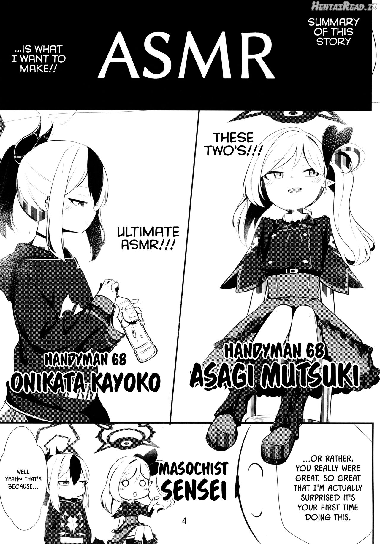 Kayoko & Mutsuki ASMR Chapter 1 - page 4