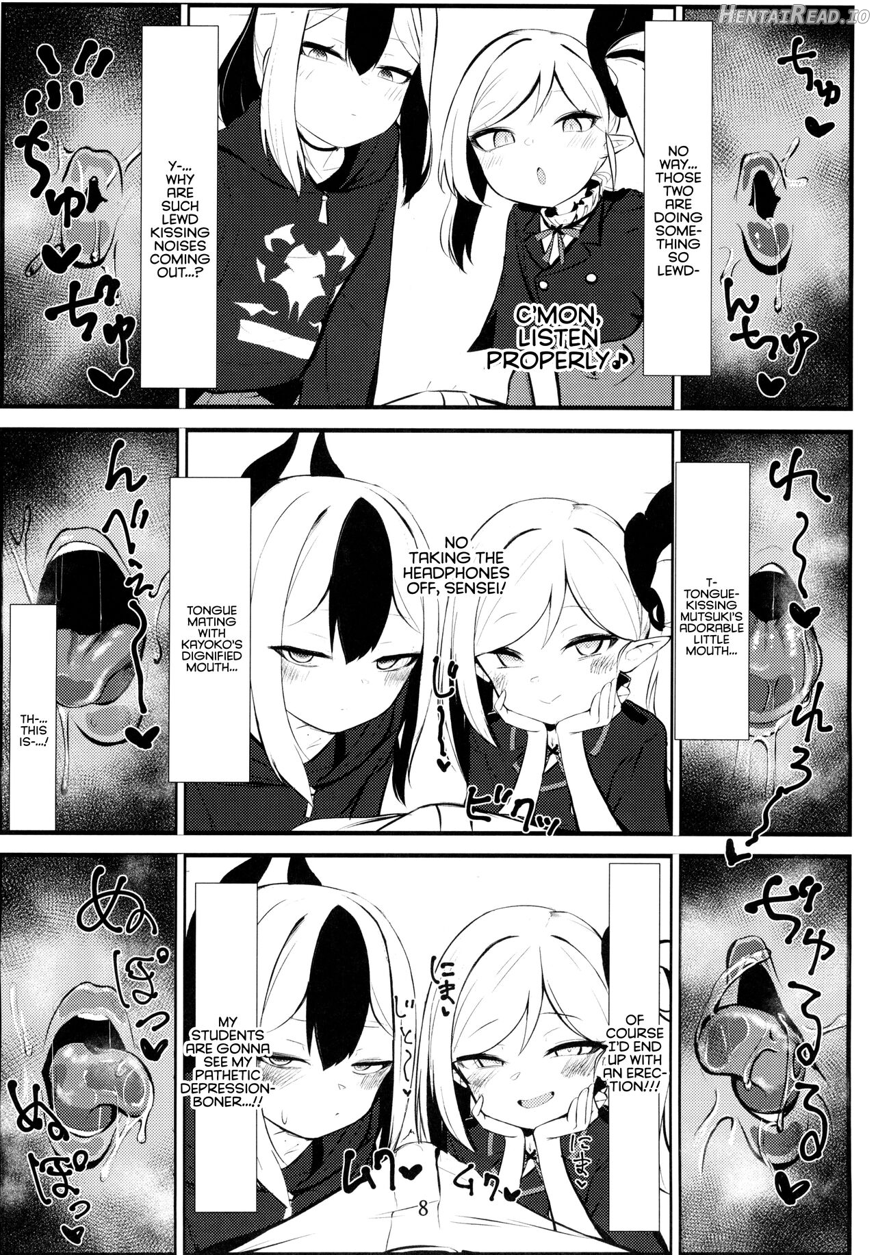 Kayoko & Mutsuki ASMR Chapter 1 - page 8