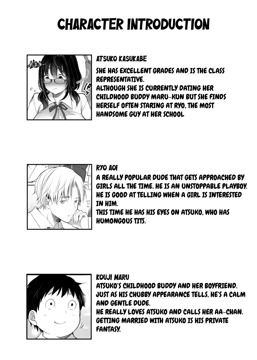 Kareshi-mochi Jimi-ko no Koukishin 〜 Damenano ni… Ikemen Kara no Sasoi wa Kotowarenai 〜 Chapter 1 - page 2