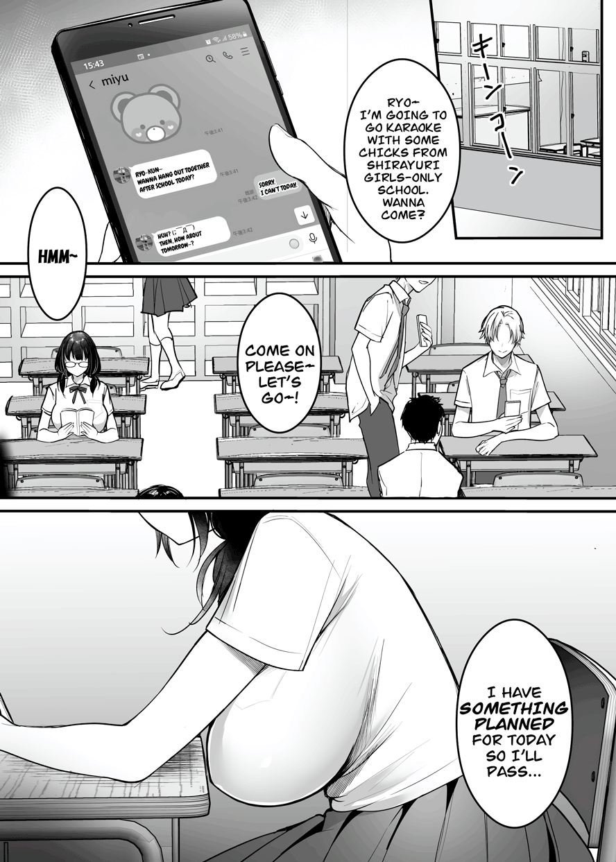 Kareshi-mochi Jimi-ko no Koukishin 〜 Damenano ni… Ikemen Kara no Sasoi wa Kotowarenai 〜 Chapter 1 - page 5