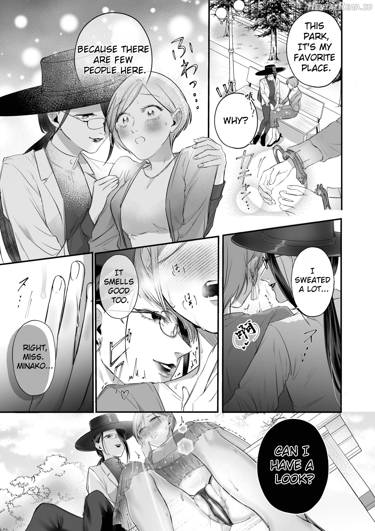 A story about a tired woman being beaten by an erotic woman. Chapter 1 - page 12