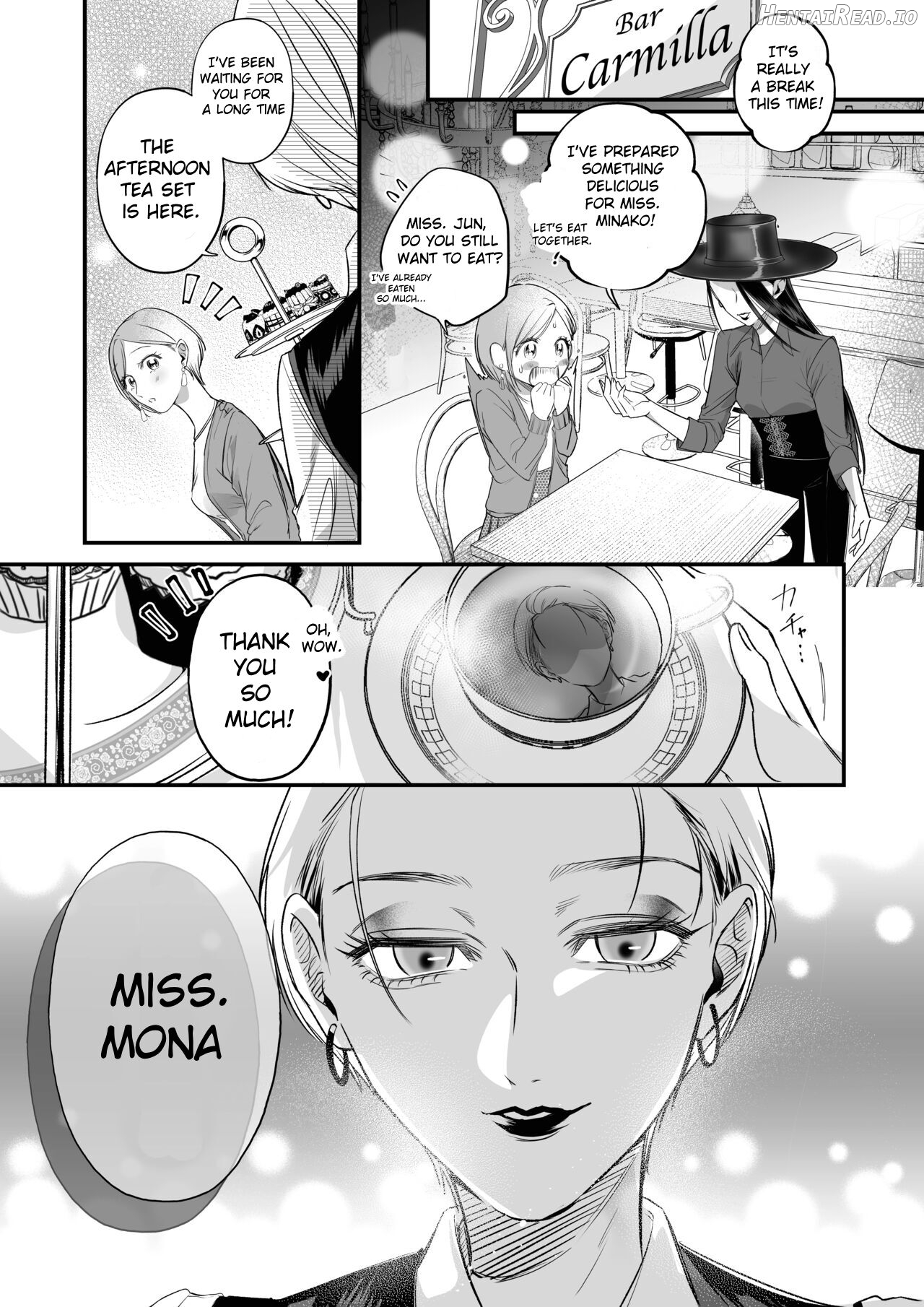 A story about a tired woman being beaten by an erotic woman. Chapter 1 - page 19