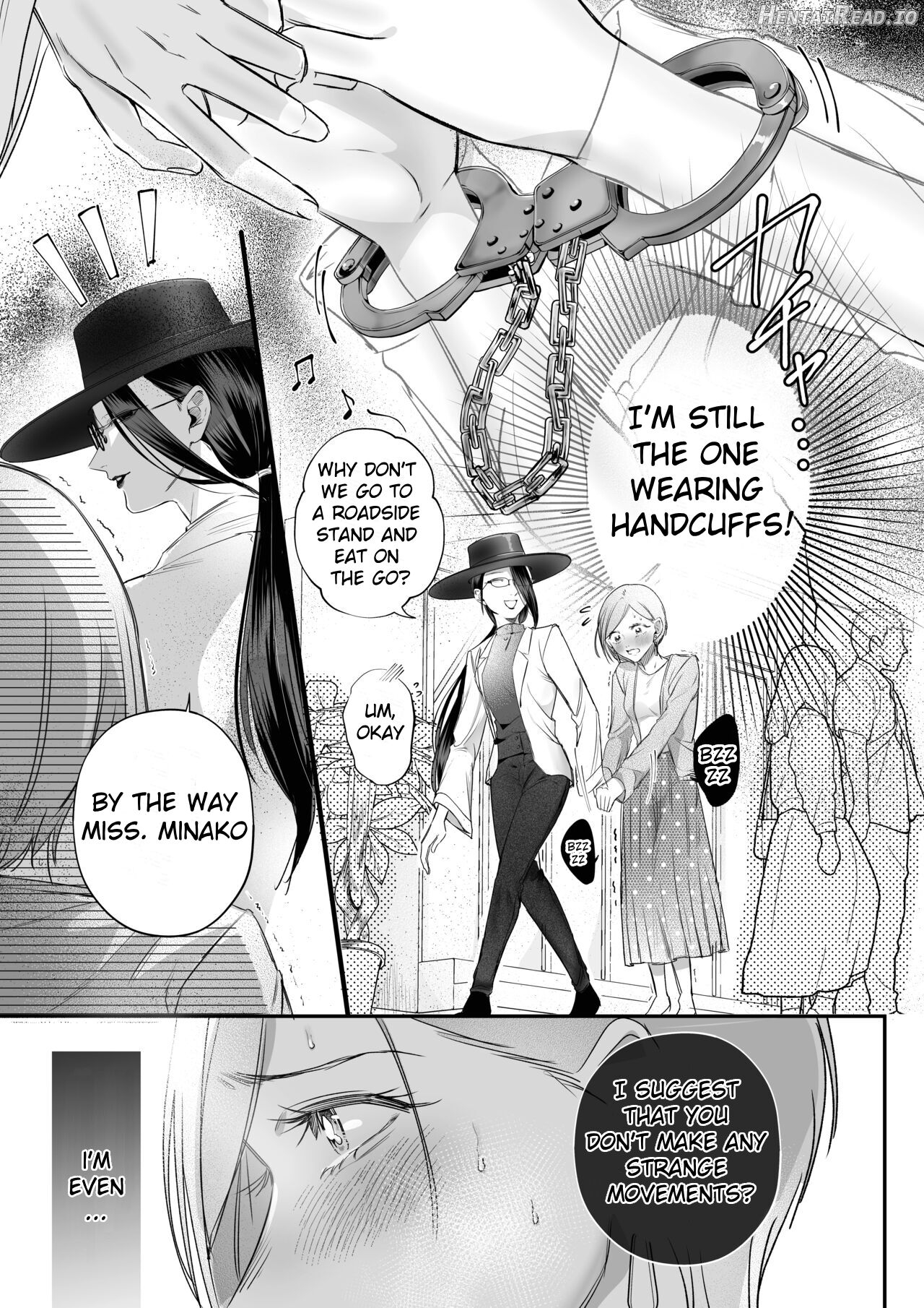 A story about a tired woman being beaten by an erotic woman. Chapter 1 - page 8