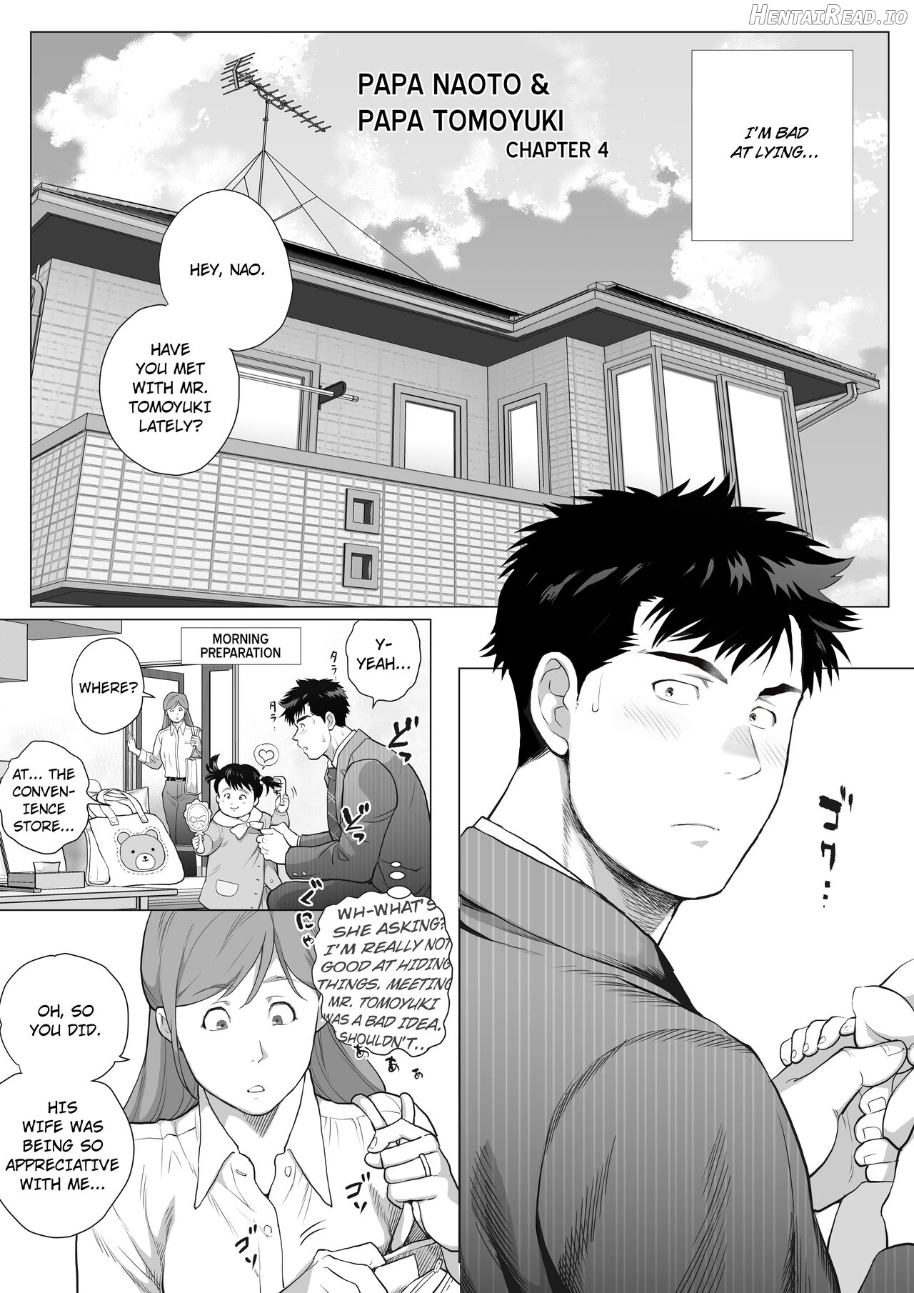 Naoto Papa to Tomoyuki Papa 3+4+5 Papa Naoto & Papa Tomoyuki Chapter 1 - page 38