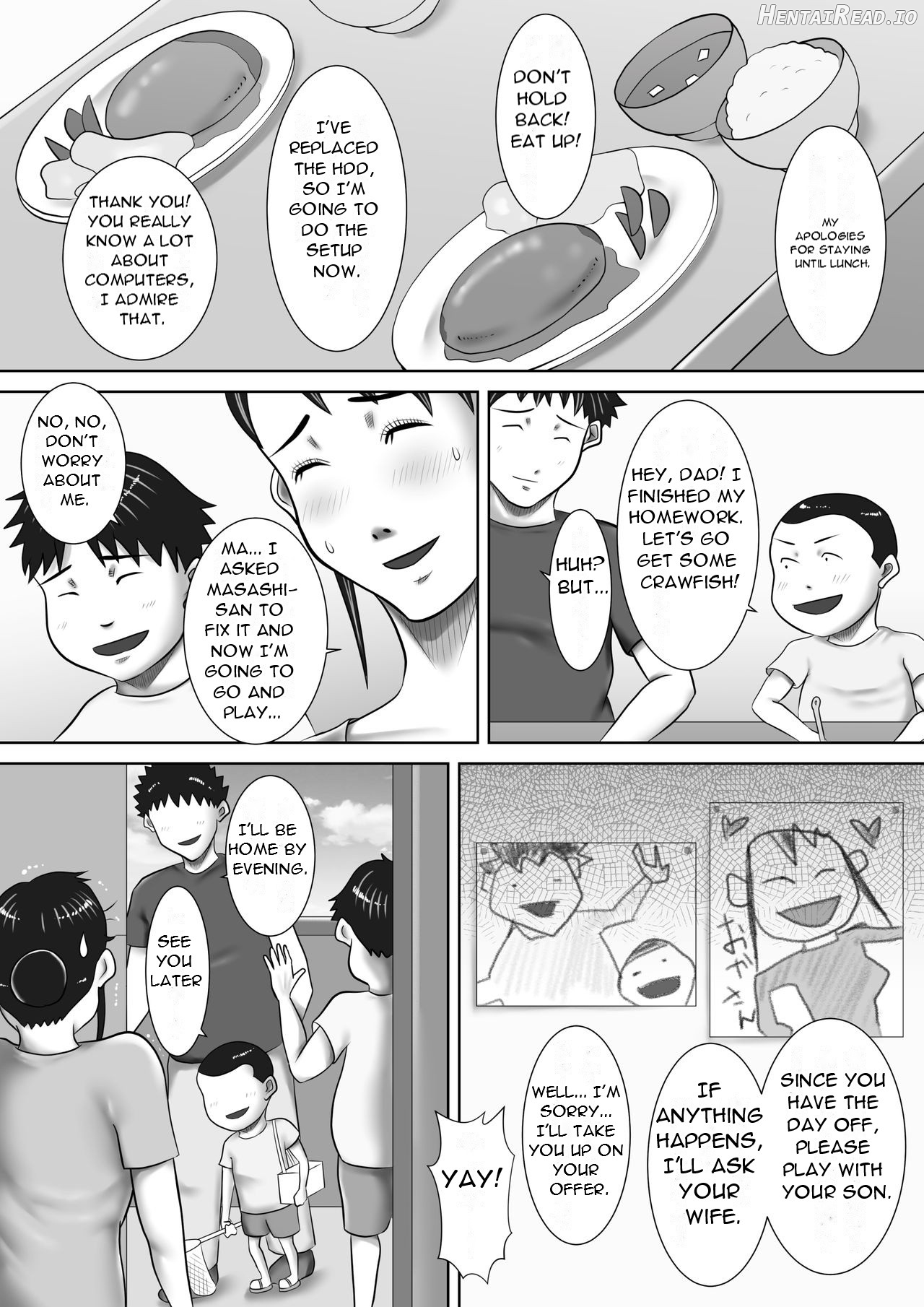 Jitaku de Netorareta Kachiki na Hitozuma ~Kazoku ni Kakurete Rinjin ni Choukyou Sareru Onna~ A strong-willed housewife is cuckolded at home... Chapter 1 - page 14
