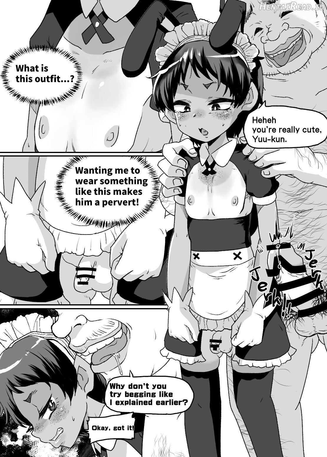 Mesu Ochi Kansatsu Nikki -Mushoku Oji-san no Onaho Yome ni Sarete Shimatta Otokonoko no Matsuro. Chapter 1 - page 9