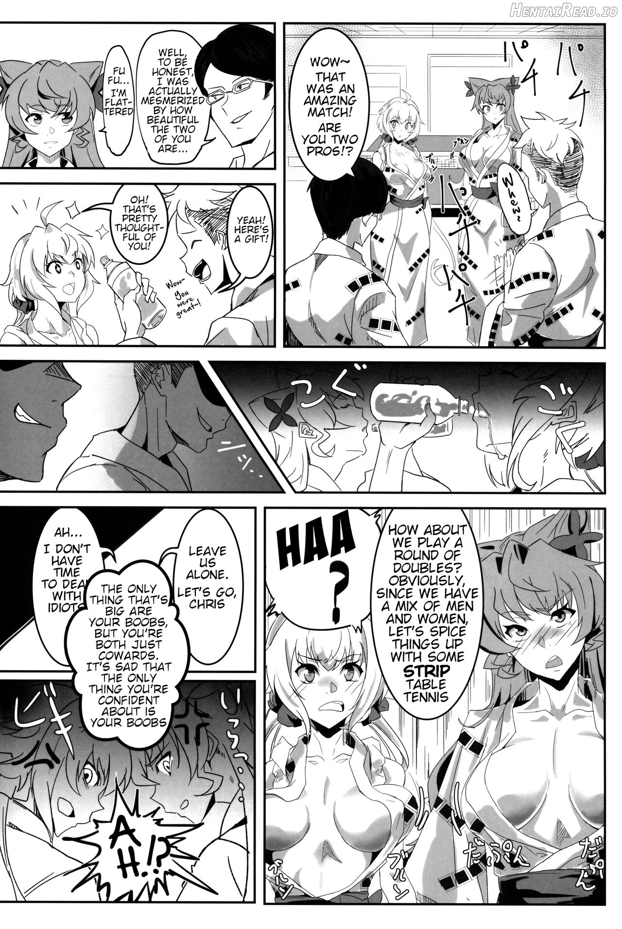 Bakunyuu Yukata Yureyure Onsen Takkyuu Memoria Chapter 1 - page 5